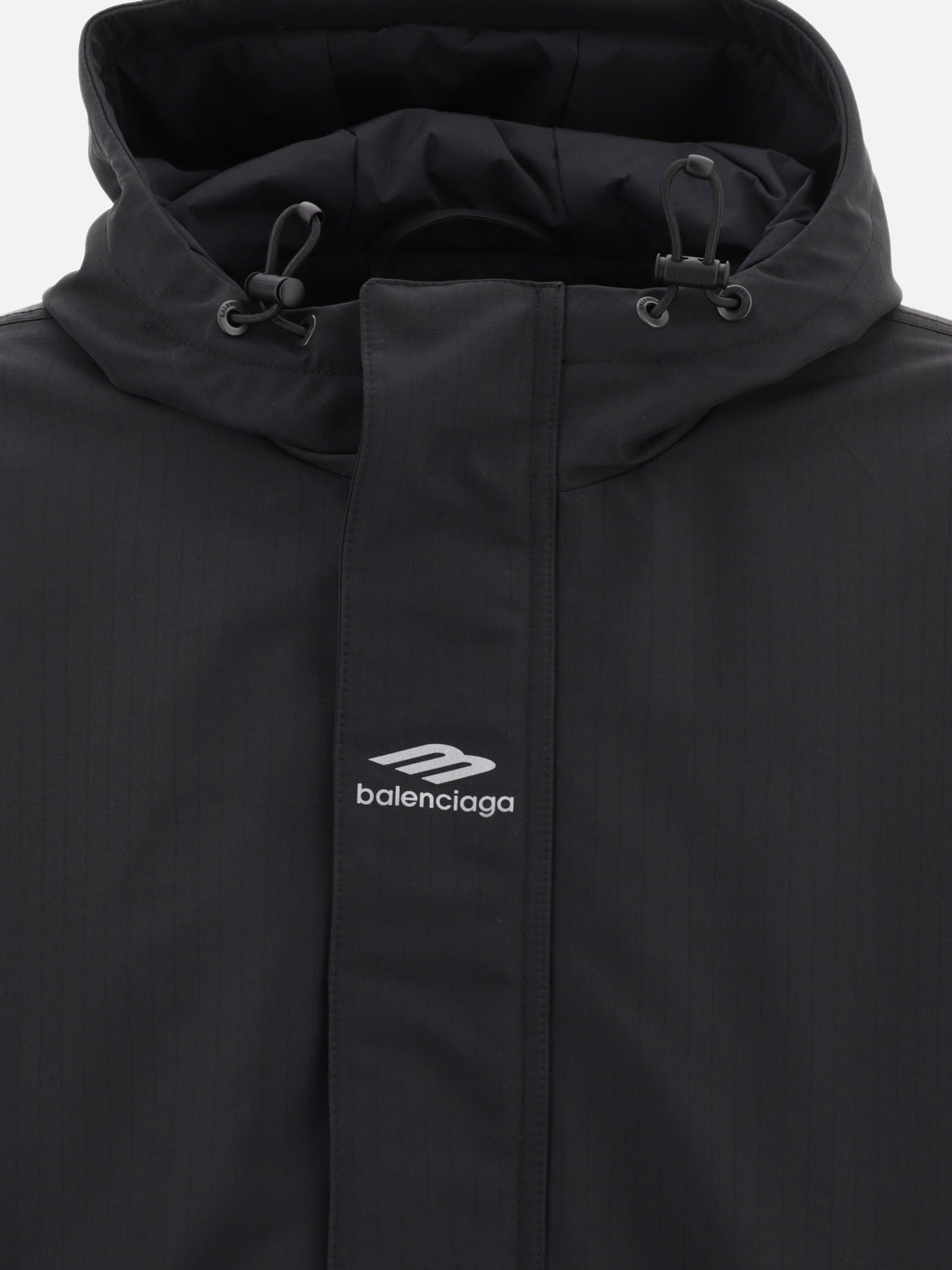 Parka 100% polyester  Nero - Balenciaga Uomo | PDP | VIETTI Online Store | Zoom-Modal_3
