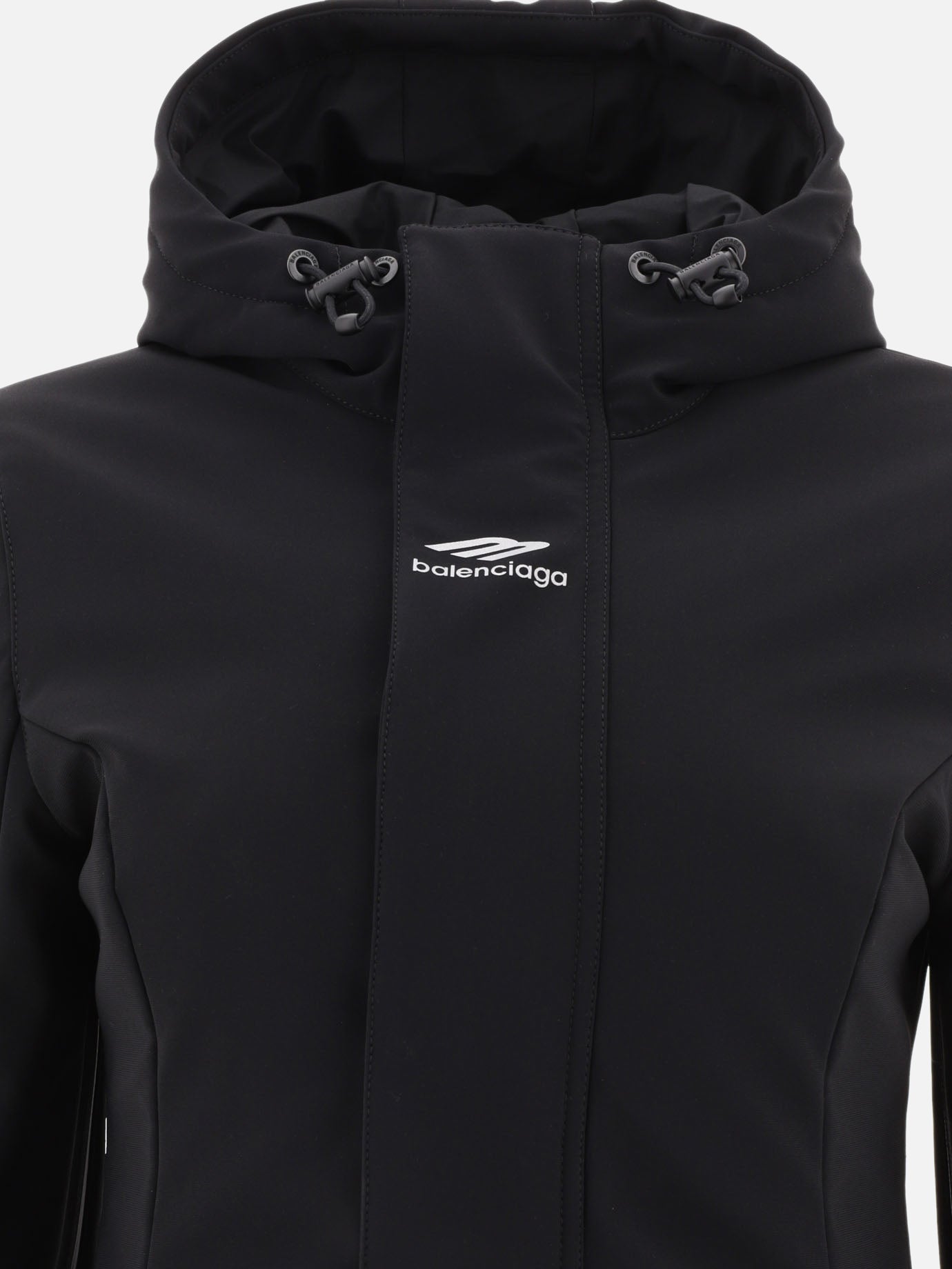 Parka 51% nylon 35% polyester 14% elastane  Nero - Balenciaga Donna | PDP | VIETTI Online Store | Zoom-Modal_3
