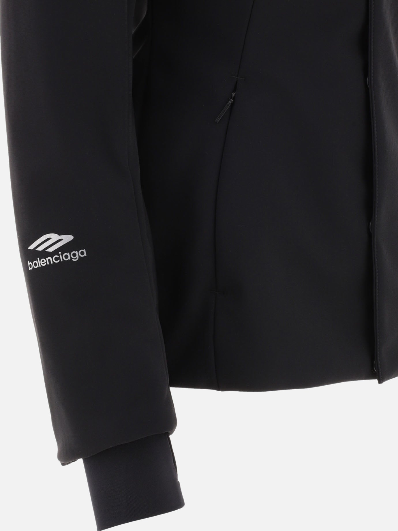 Parka 51% nylon 35% polyester 14% elastane  Nero - Balenciaga Donna | PDP | VIETTI Online Store | thumbnail_4