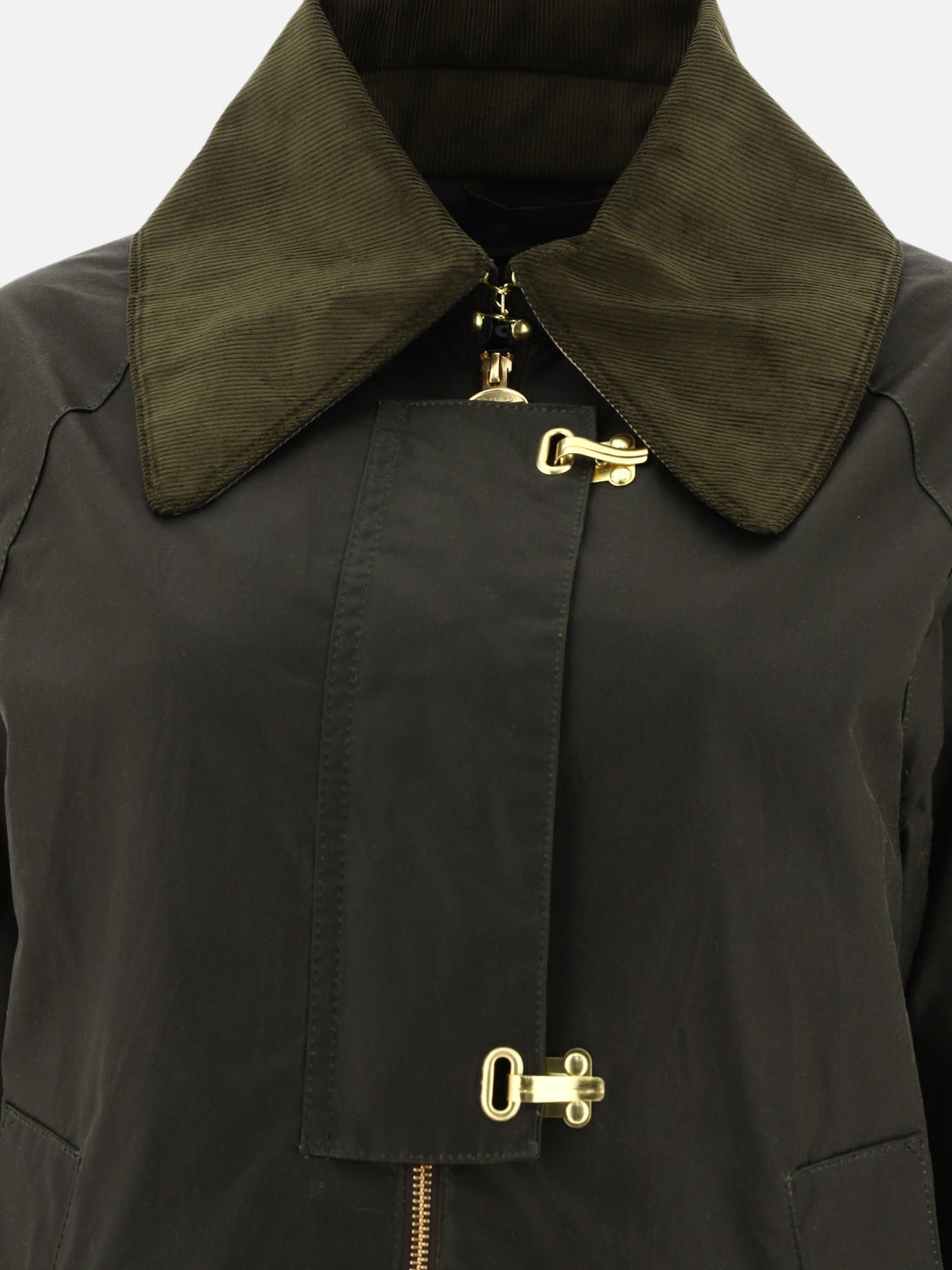 Giacche leggere & Trapuntate 100% waxed cotton  Verde - Barbour Donna | PDP | VIETTI Online Store | thumbnail_3