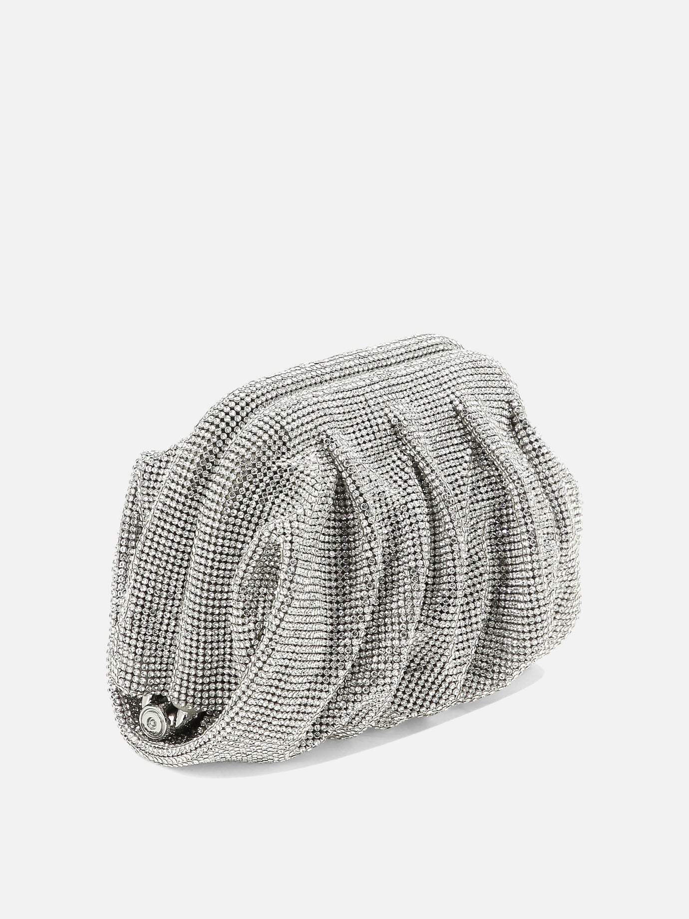 Pouch 100% aluminium mesh  Silver - Benedetta Bruzziches Women | PDP | VIETTI Online Store | thumbnail_2