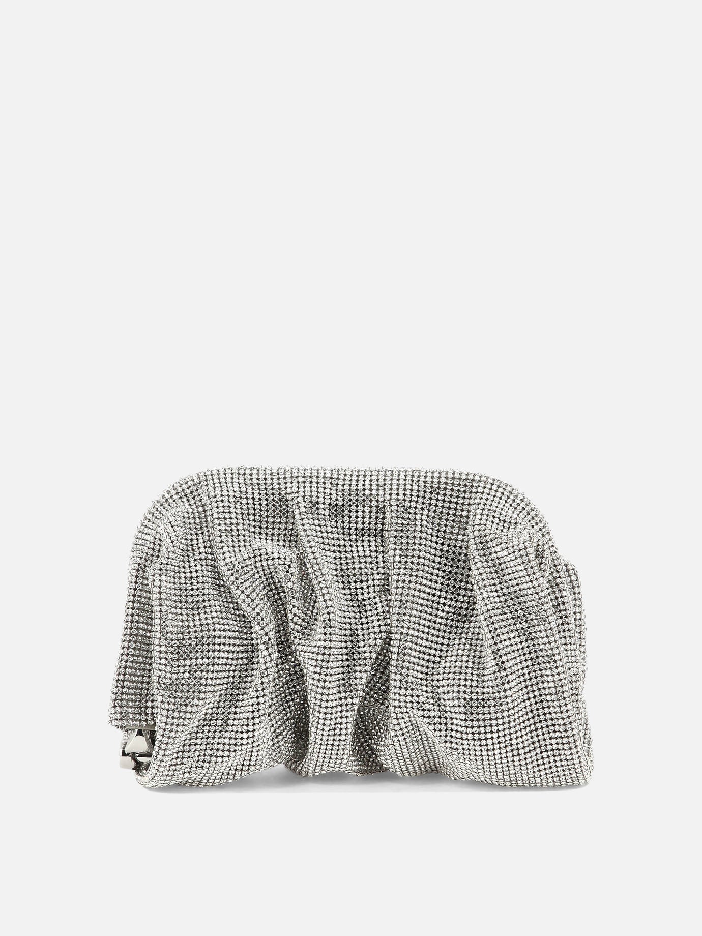 Pouch 100% aluminium mesh  Silver - Benedetta Bruzziches Women | PDP | VIETTI Online Store | thumbnail_3