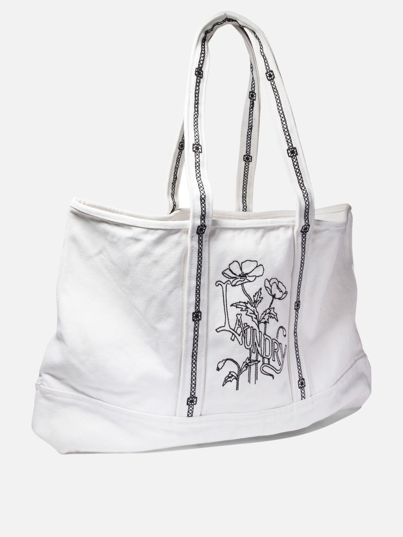 Bode "Laundry" tote bag White