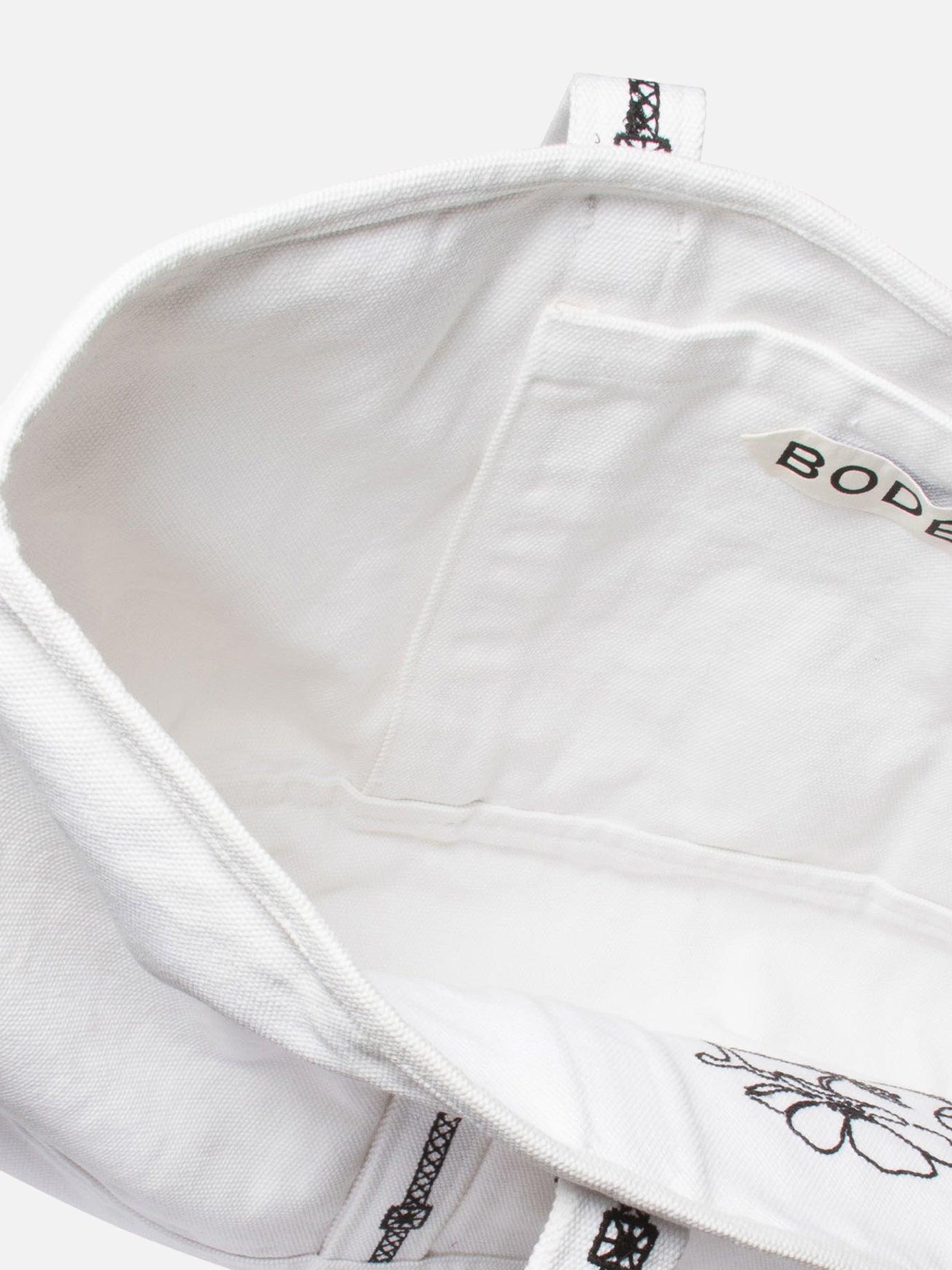 Bode "Laundry" tote bag White