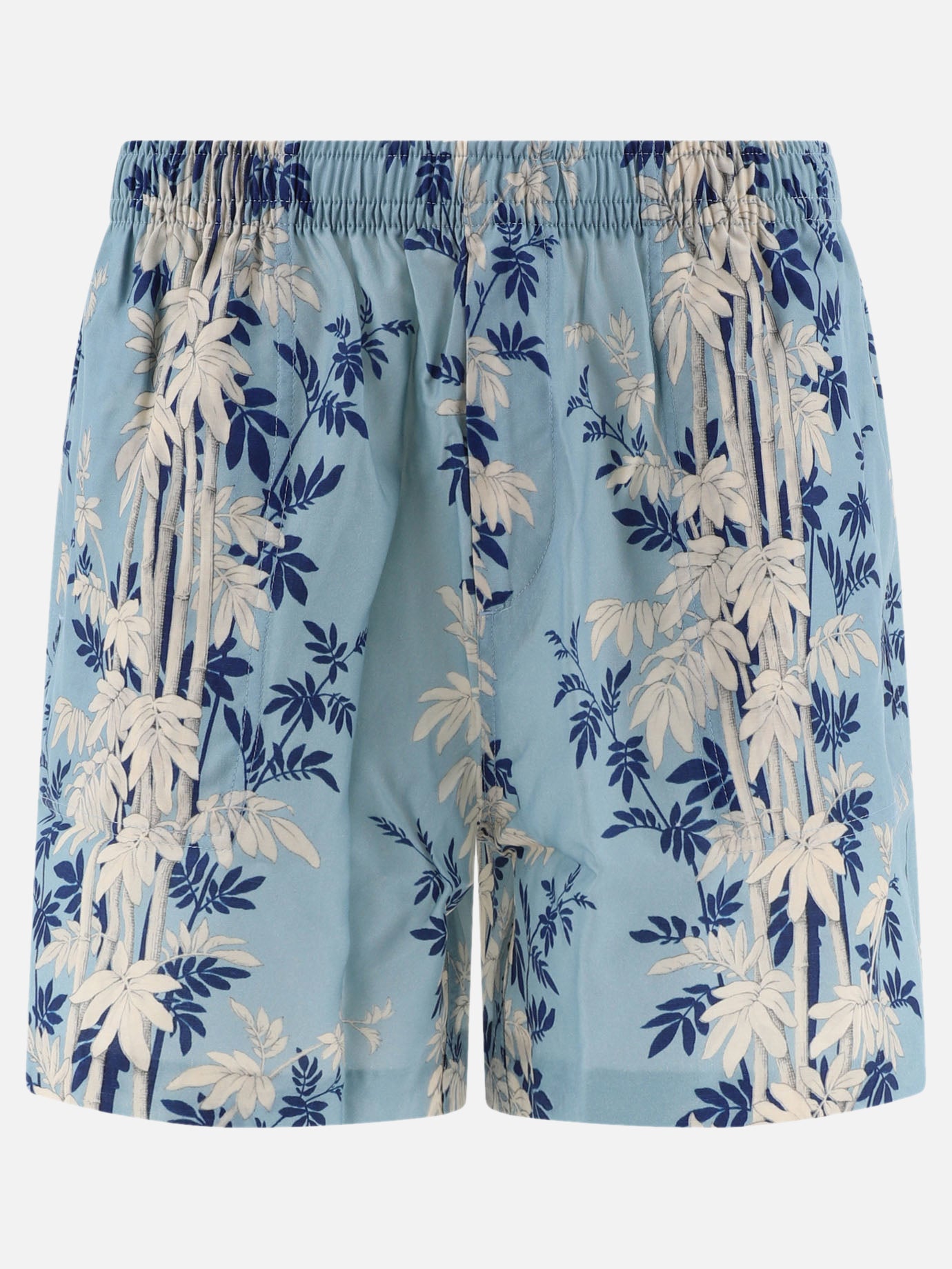 Bode "Bamboo Forest" shorts Blue