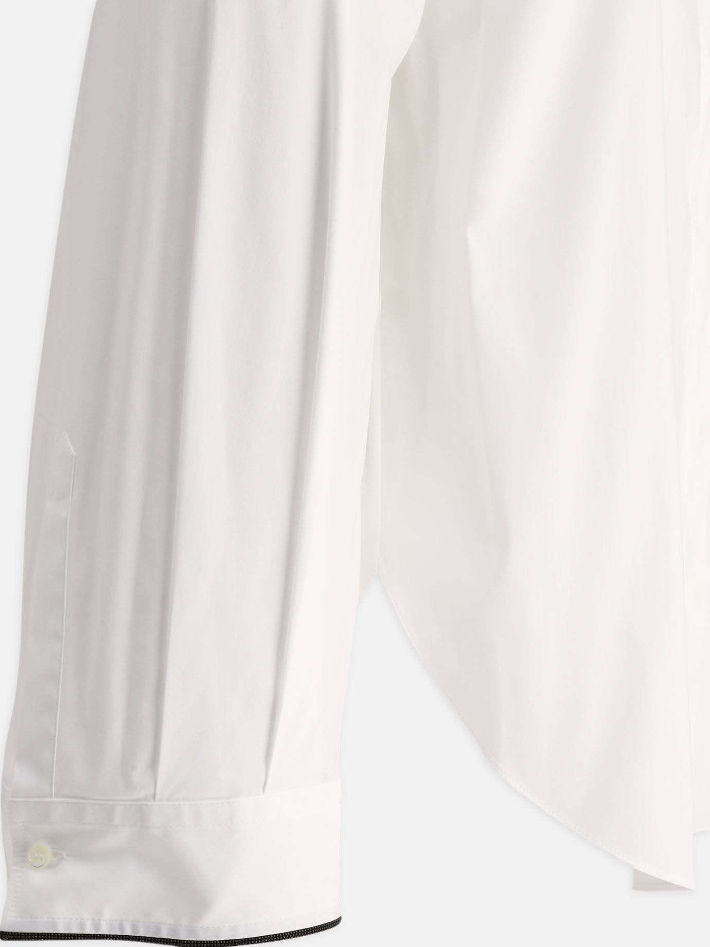 Camicie formali 72% cotton 23% polyammide 5% elastane  Bianco - Brunello Cucinelli Donna | PDP | VIETTI Online Store | Zoom-Modal_4
