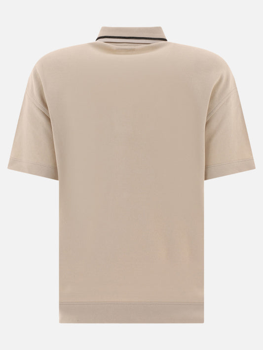 Polo shirts with buttons 100% cotton  Beige - Brunello Cucinelli Women | PLP | VIETTI Online Store | 2
