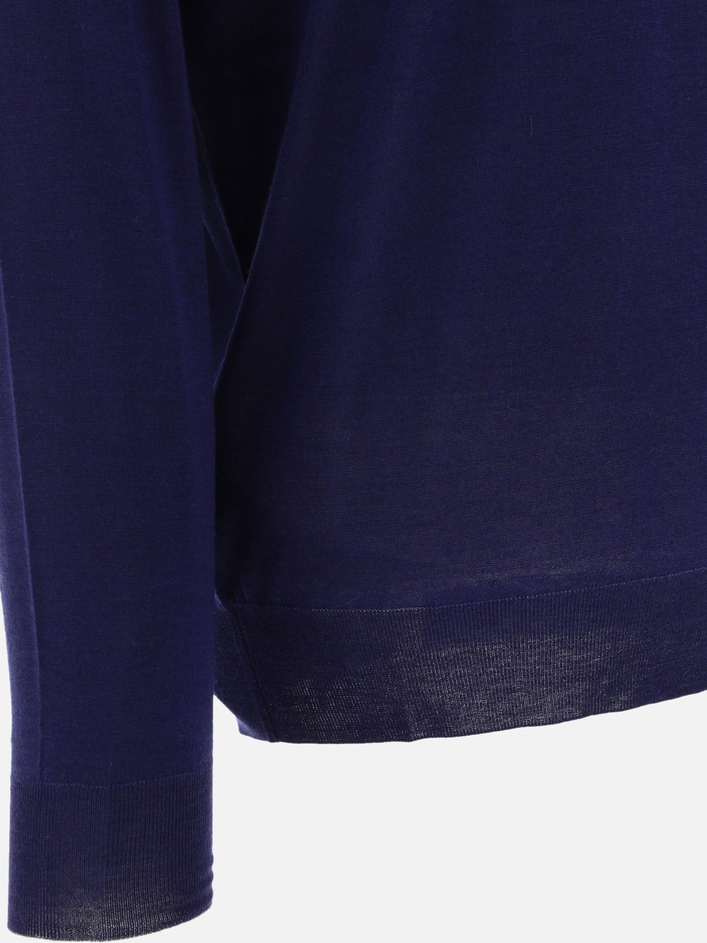 Crewneck sweaters 70% cashmere 30% silk  Blue - Brunello Cucinelli Men | PDP | VIETTI Online Store | thumbnail_4