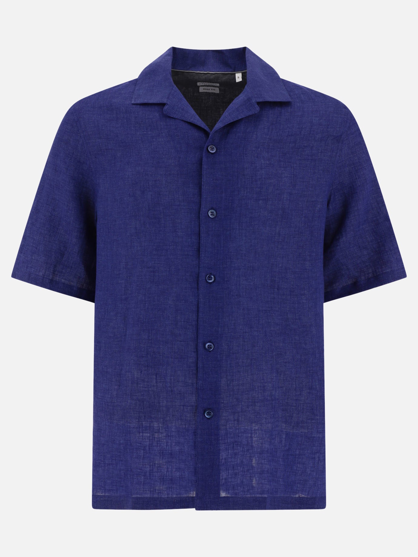 Casual shirts 100% linen  Blue - Brunello Cucinelli Men | PDP | VIETTI Online Store | thumbnail
