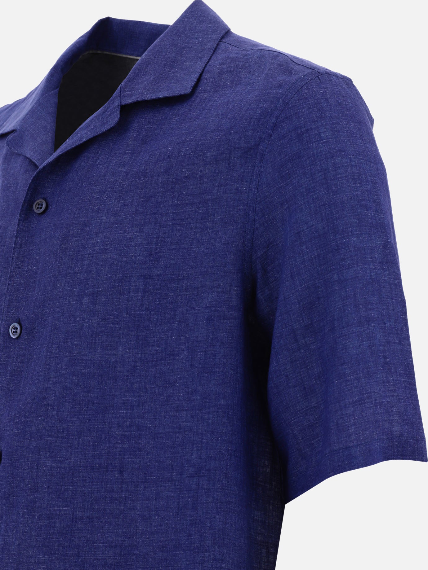 Casual shirts 100% linen  Blue - Brunello Cucinelli Men | PDP | VIETTI Online Store | thumbnail_4