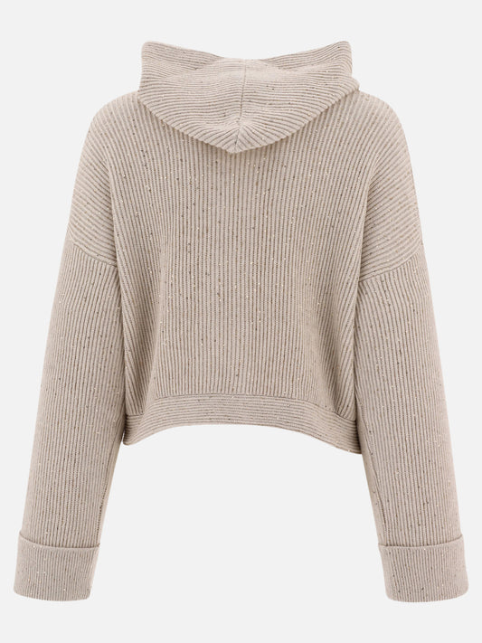 Cardigans 96% cotton 4% polyester  Beige - Brunello Cucinelli Women | PLP | VIETTI Online Store | 2
