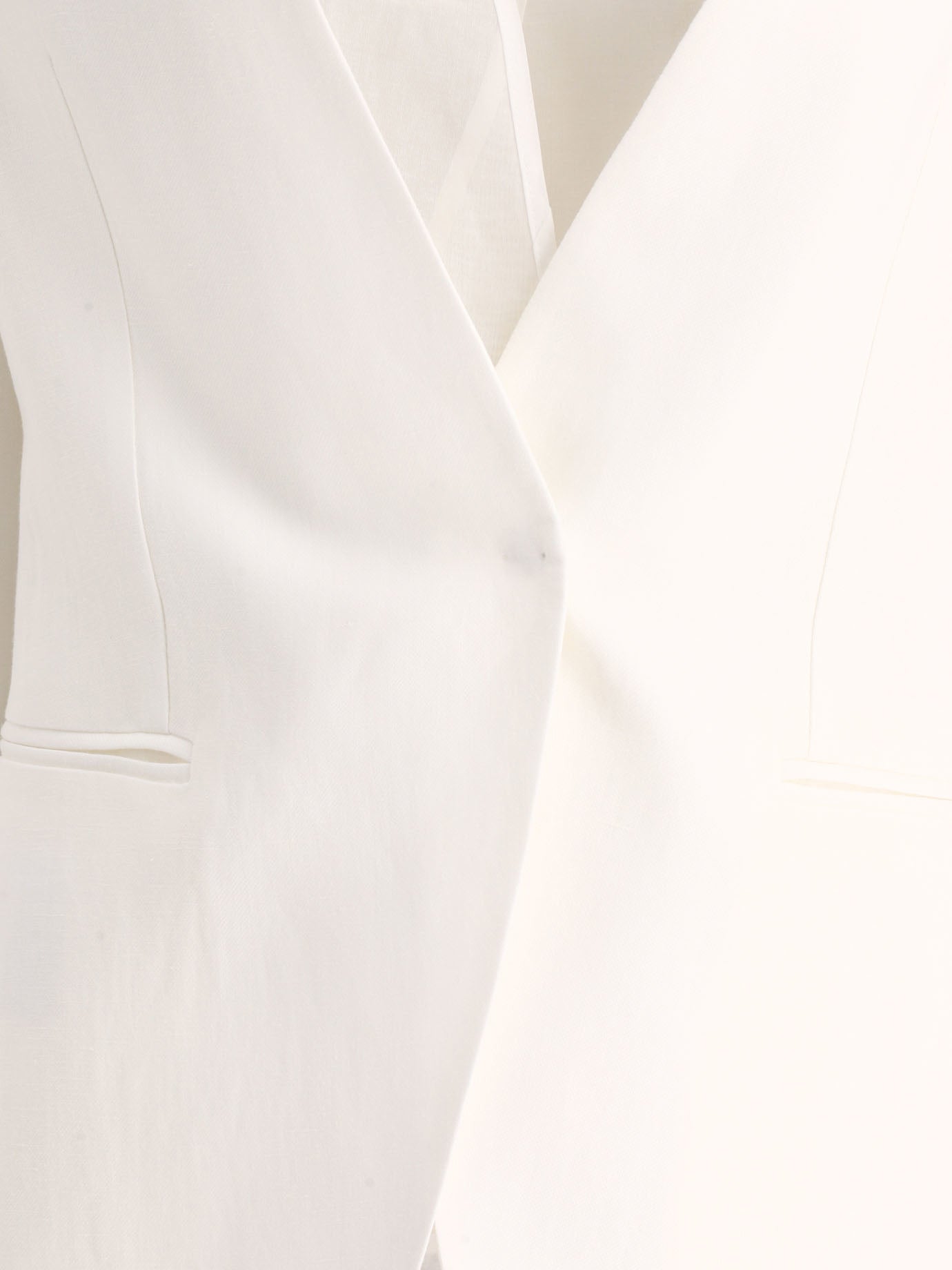 Blazer 73% viscose 27% linen  Bianco - Brunello Cucinelli Donna | PDP | VIETTI Online Store | thumbnail_3