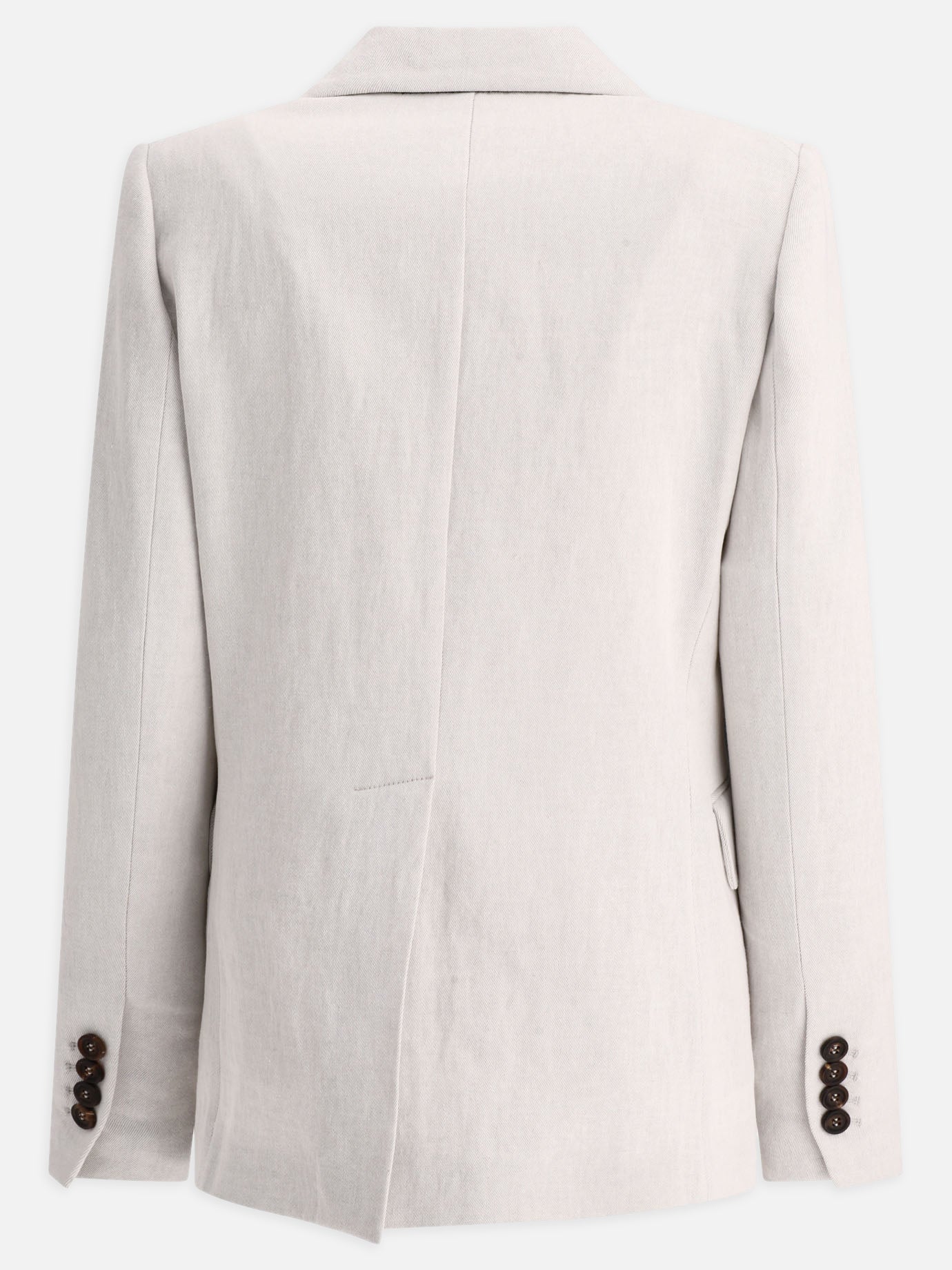 Blazer 80% cotton 20% linen  Grigio - Brunello Cucinelli Donna | PDP | VIETTI Online Store | Zoom-Modal_2
