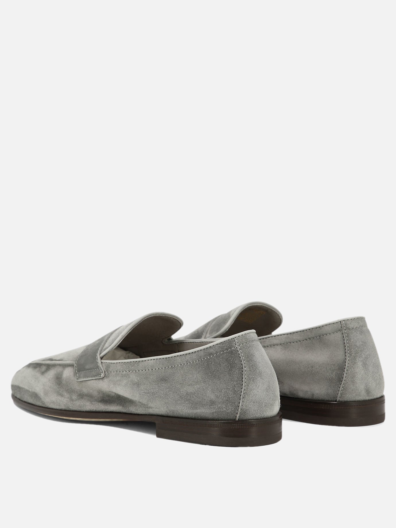 Loafers 100% suede - 100% leather  Grey - Brunello Cucinelli Men | PDP | VIETTI Online Store | Zoom-Modal_4
