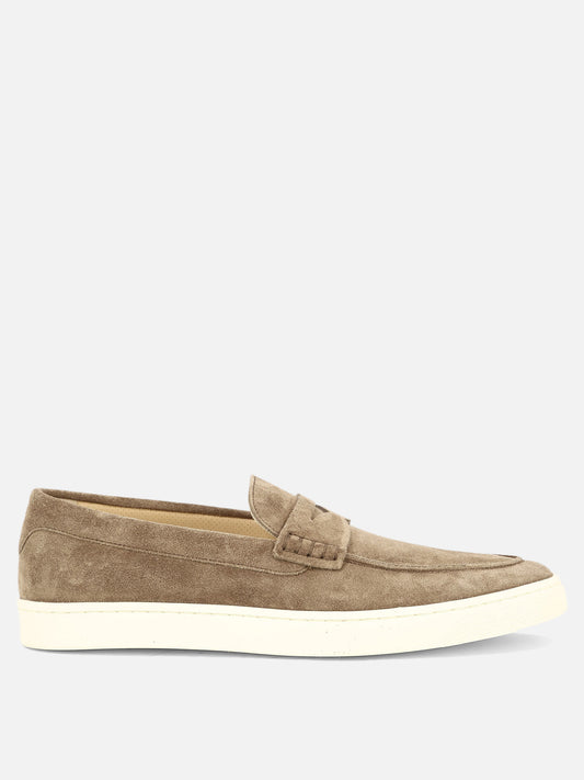 Loafers 100% suede - 100% rubber  Beige - Brunello Cucinelli Men | PLP | VIETTI Online Store 
