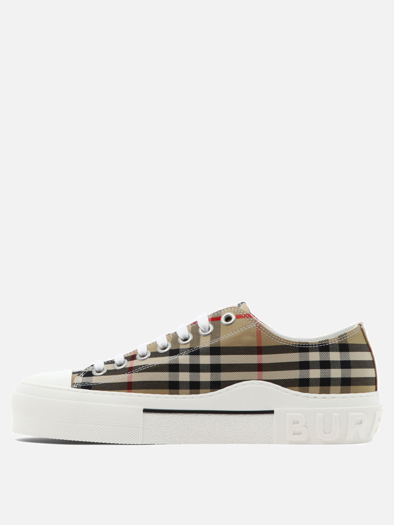 Sneaker basse 100% cotton - 100% rubber  Beige - Burberry Uomo | PDP | VIETTI Online Store | Zoom-Modal_3
