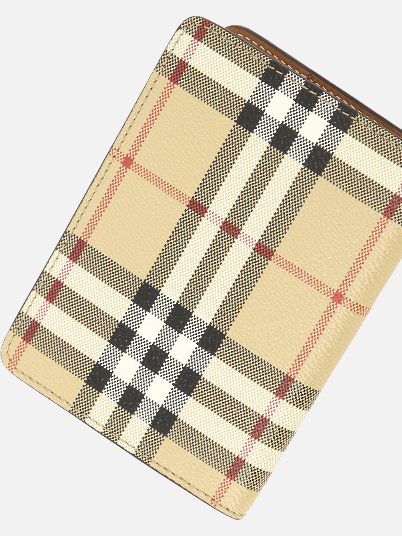 Portadocumenti 71% polyurethane 16% polyester 12% cotton 1% acrylic  Beige - Burberry Donna | PDP | VIETTI Online Store | Zoom-Modal_4
