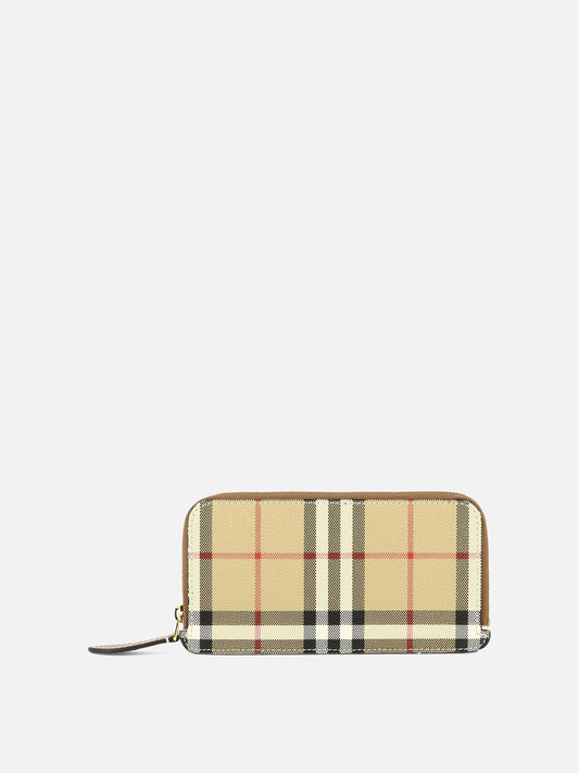 Card holders 71% polyurethane 16% polyester 12% cotton 1% acrylic  Beige - Burberry Women | PLP | VIETTI Online Store 
