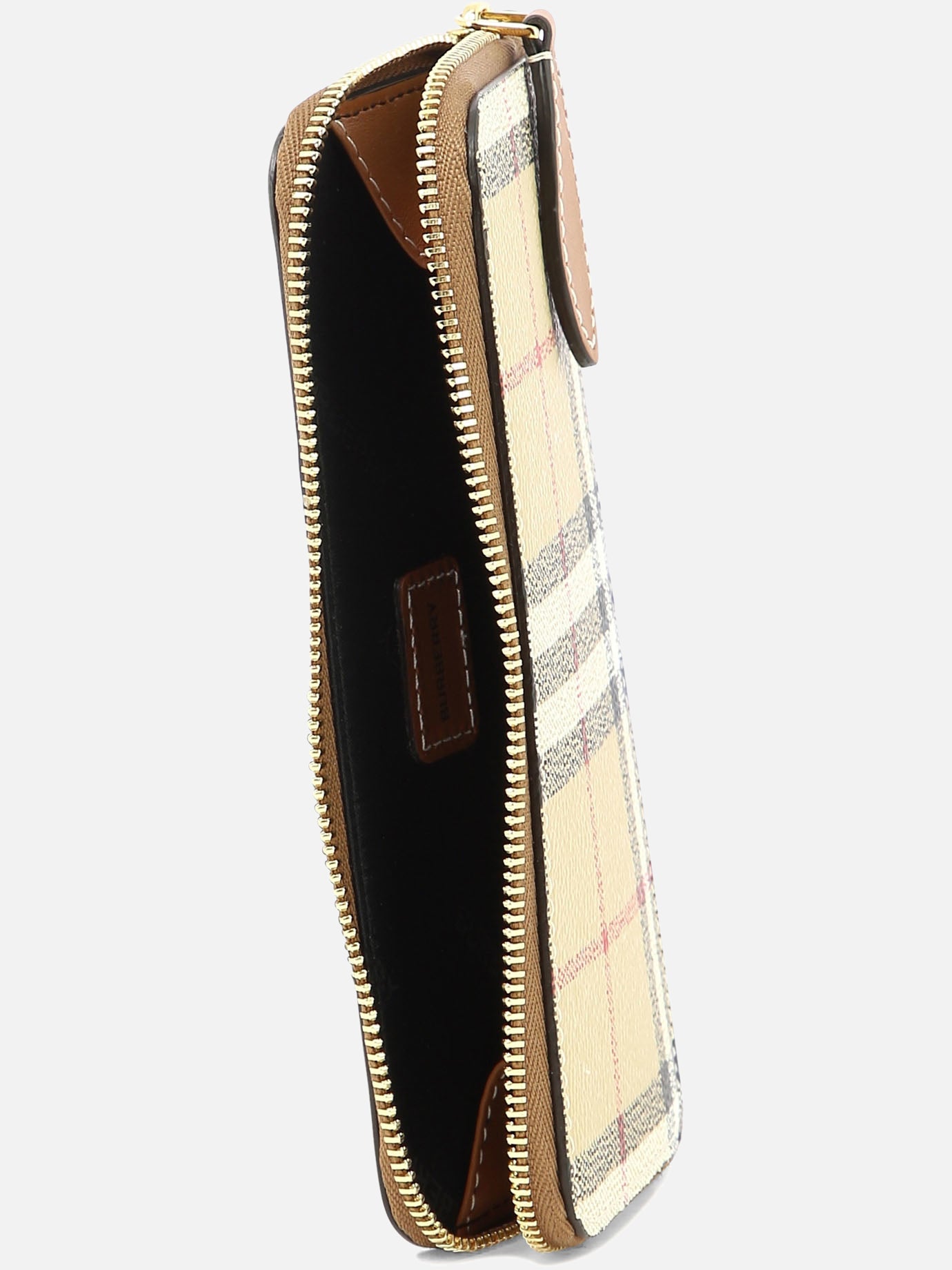 Portacarte 71% polyurethane 16% polyester 12% cotton 1% acrylic  Beige - Burberry Donna | PDP | VIETTI Online Store | thumbnail_5