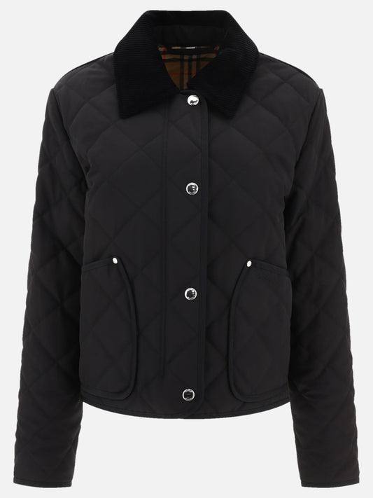 Giacche leggere & Trapuntate 100% polyester - Padding: polyester  Nero - Burberry Donna | PLP | VIETTI Online Store 
