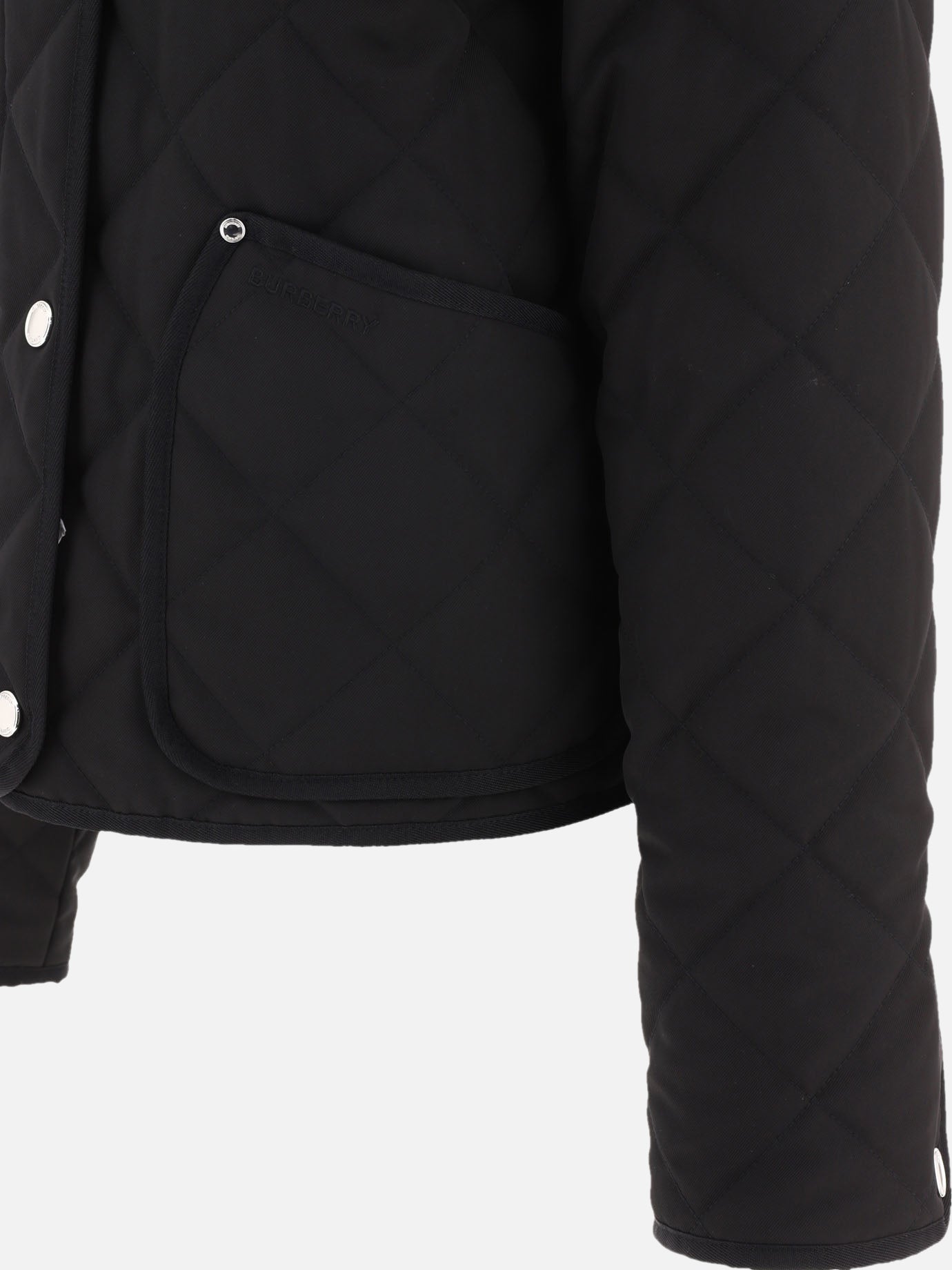 Giacche leggere & Trapuntate 100% polyester - Padding: polyester  Nero - Burberry Donna | PDP | VIETTI Online Store | thumbnail_4
