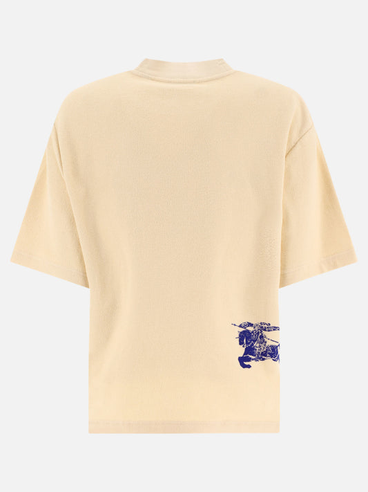 T-shirt girocollo 100% cotton  Beige - Burberry Donna | PLP | VIETTI Online Store | 2
