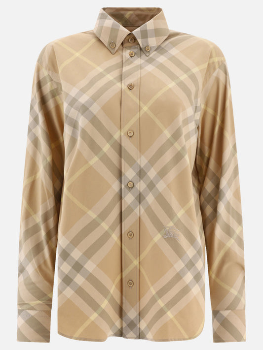 Camicie casual 100% cotton  Beige - Burberry Donna | PLP | VIETTI Online Store 
