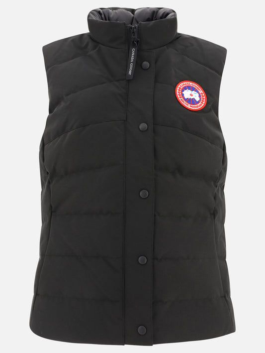 Giacche smanicate 84% polyester 16% cotton - Padding: down and feathers  Nero - Canada Goose Donna | PLP | VIETTI Online Store 
