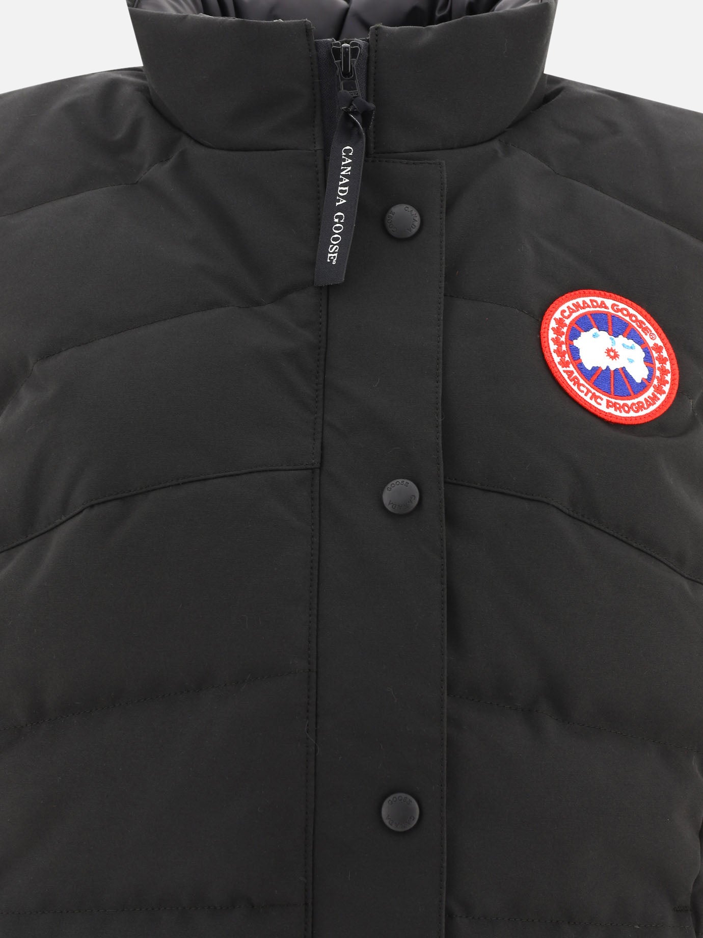 Giacche smanicate 84% polyester 16% cotton - Padding: down and feathers  Nero - Canada Goose Donna | PDP | VIETTI Online Store | thumbnail_3