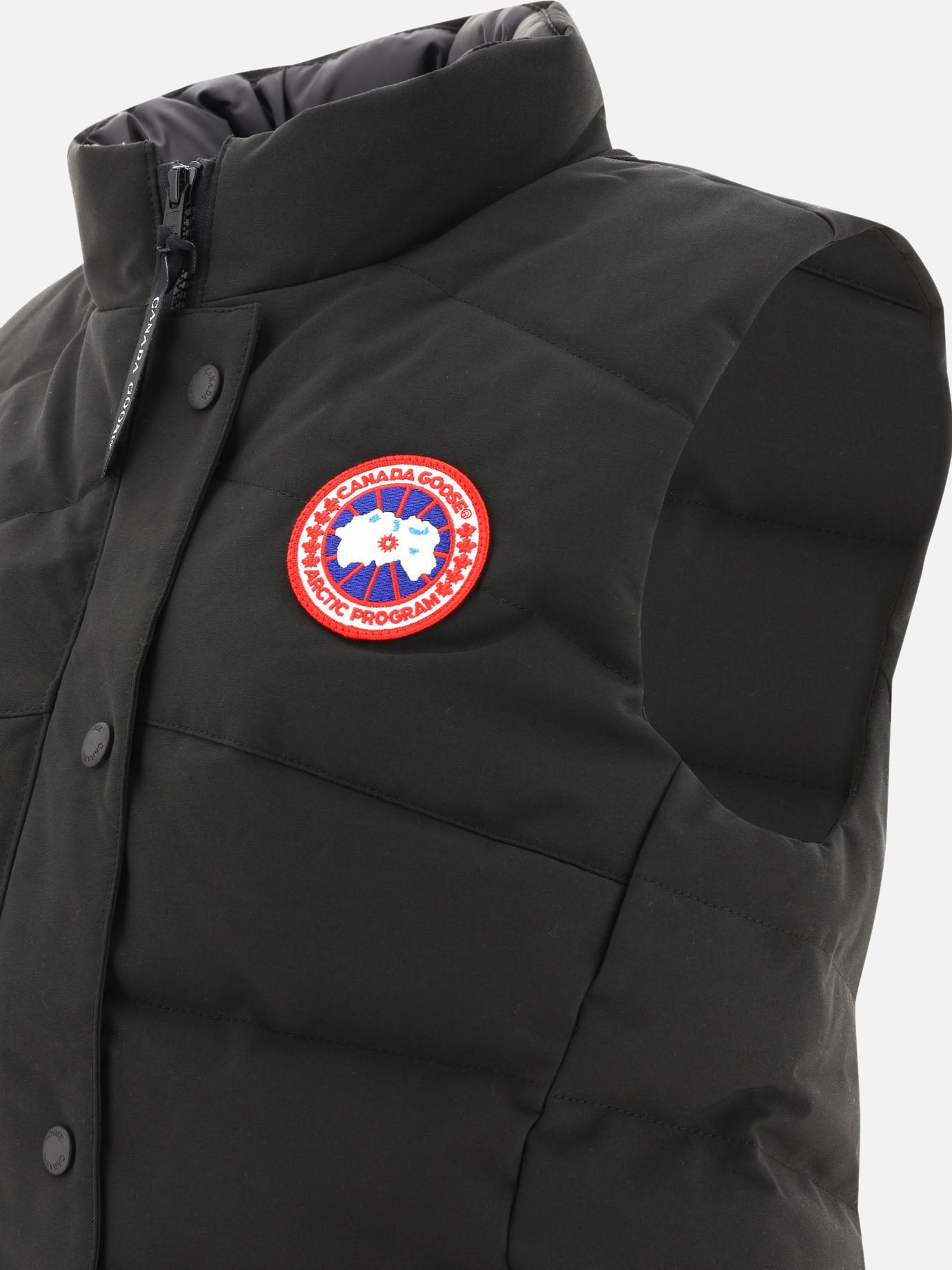Giacche smanicate 84% polyester 16% cotton - Padding: down and feathers  Nero - Canada Goose Donna | PDP | VIETTI Online Store | thumbnail_4