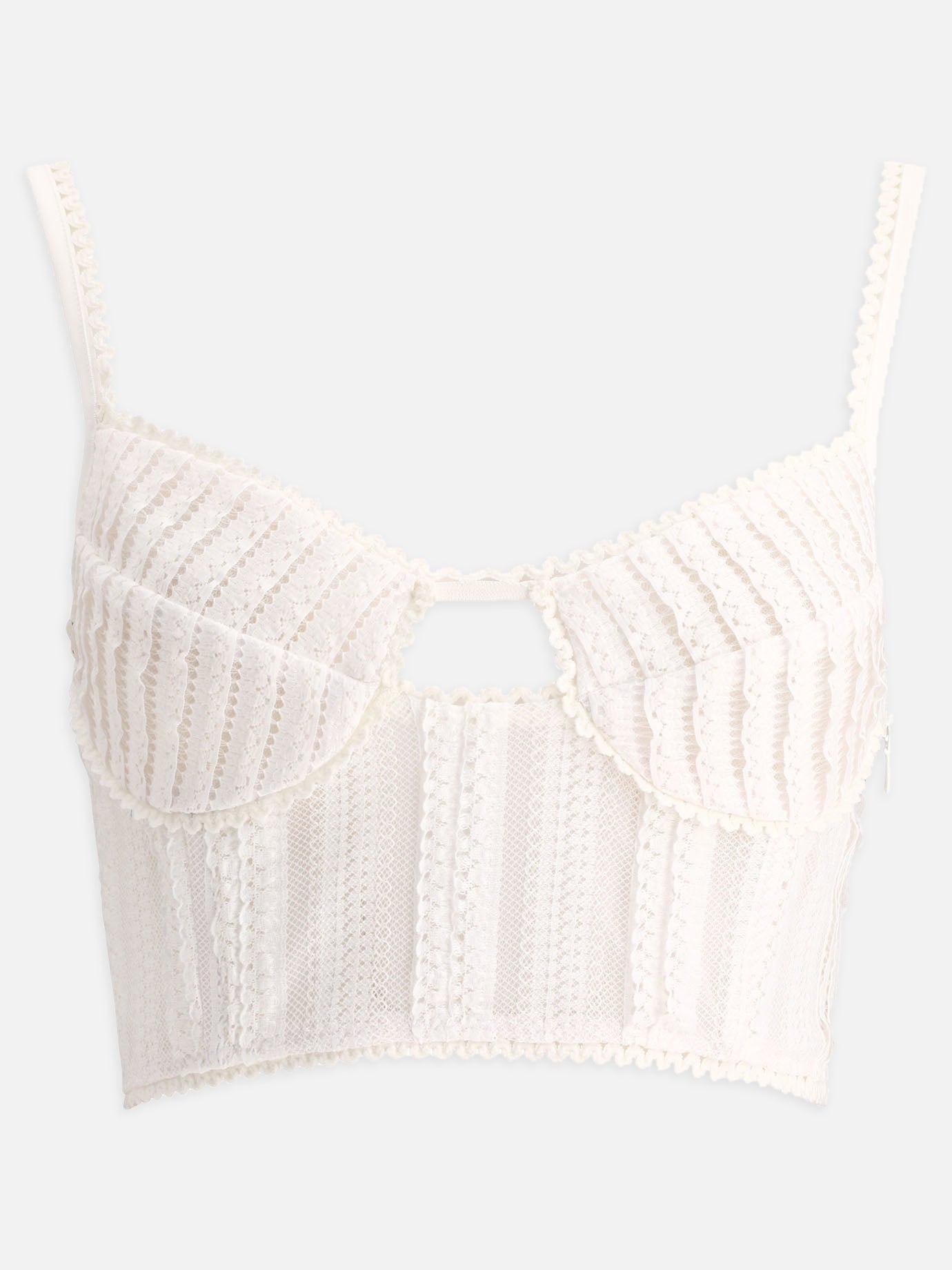 Top casual 245101  Bianco - Charo Ruiz Ibiza Donna | PDP | VIETTI Online Store | Zoom-Modal
