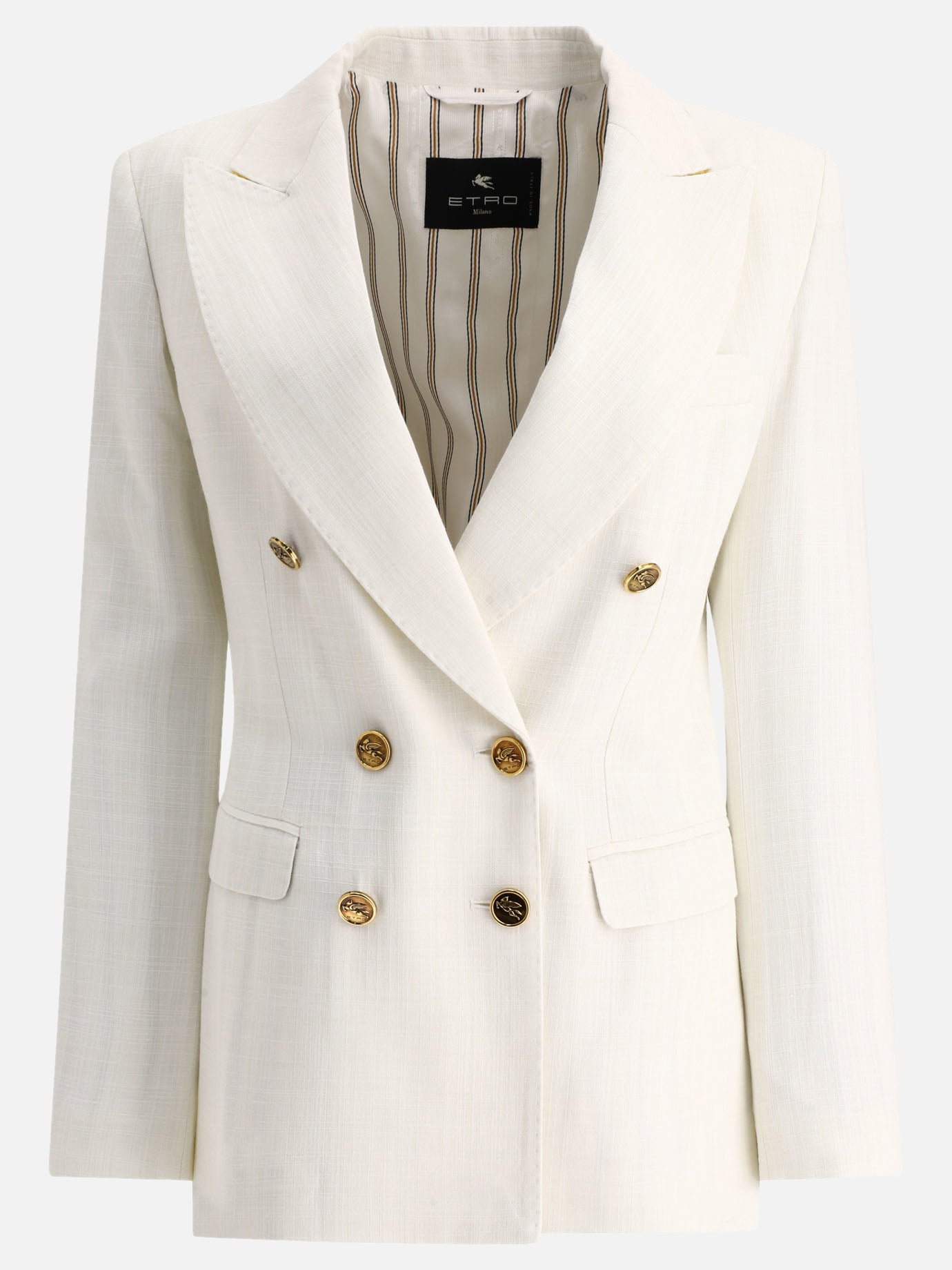 Blazer Solid colour  Bianco - Etro Donna | PDP | VIETTI Online Store | Zoom-Modal

