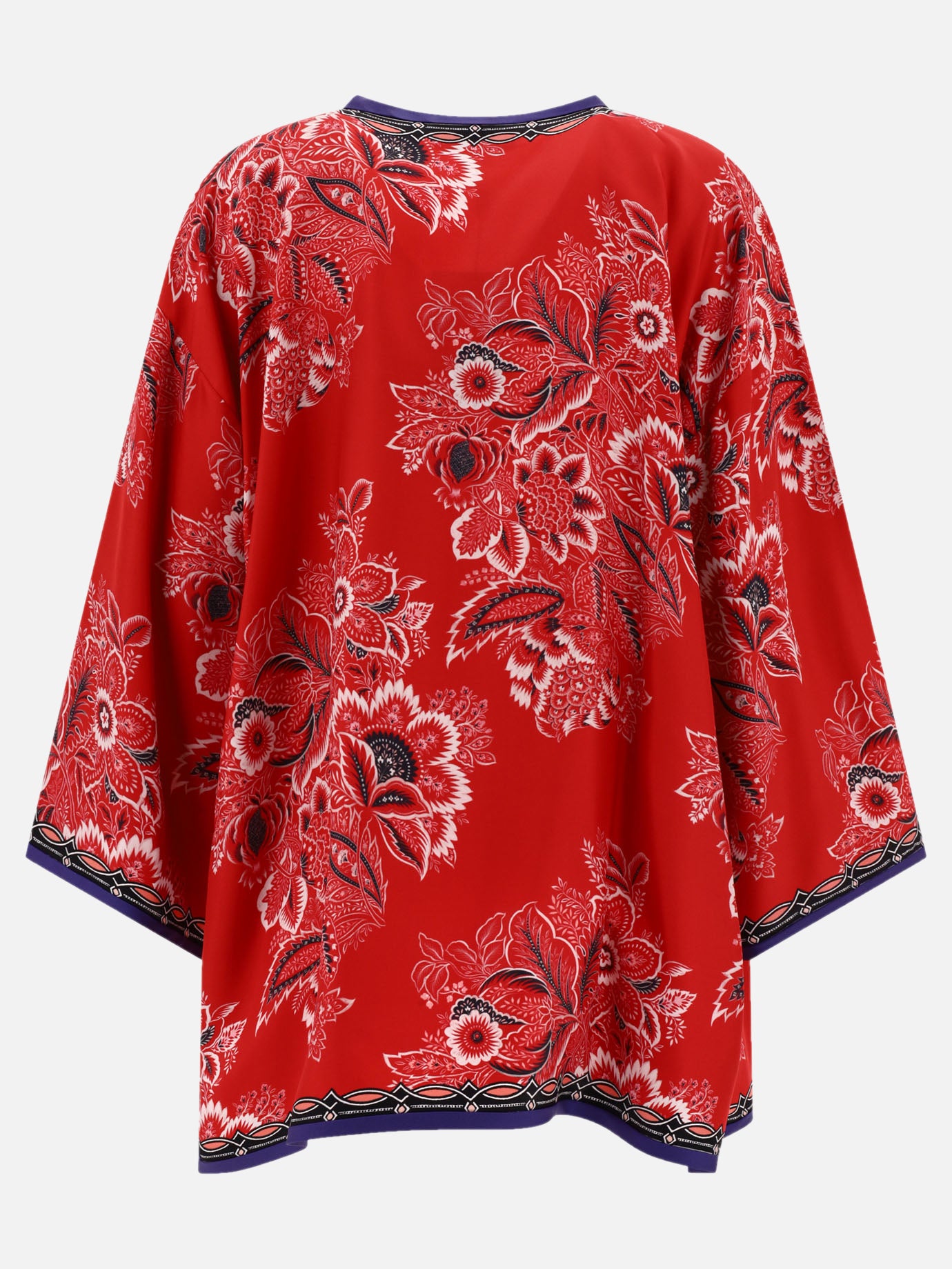 Blazer 100% silk  Rosso - Etro Donna | PDP | VIETTI Online Store | thumbnail_2