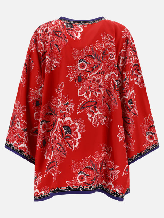 Blazer 100% silk  Rosso - Etro Donna | PLP | VIETTI Online Store | 2

