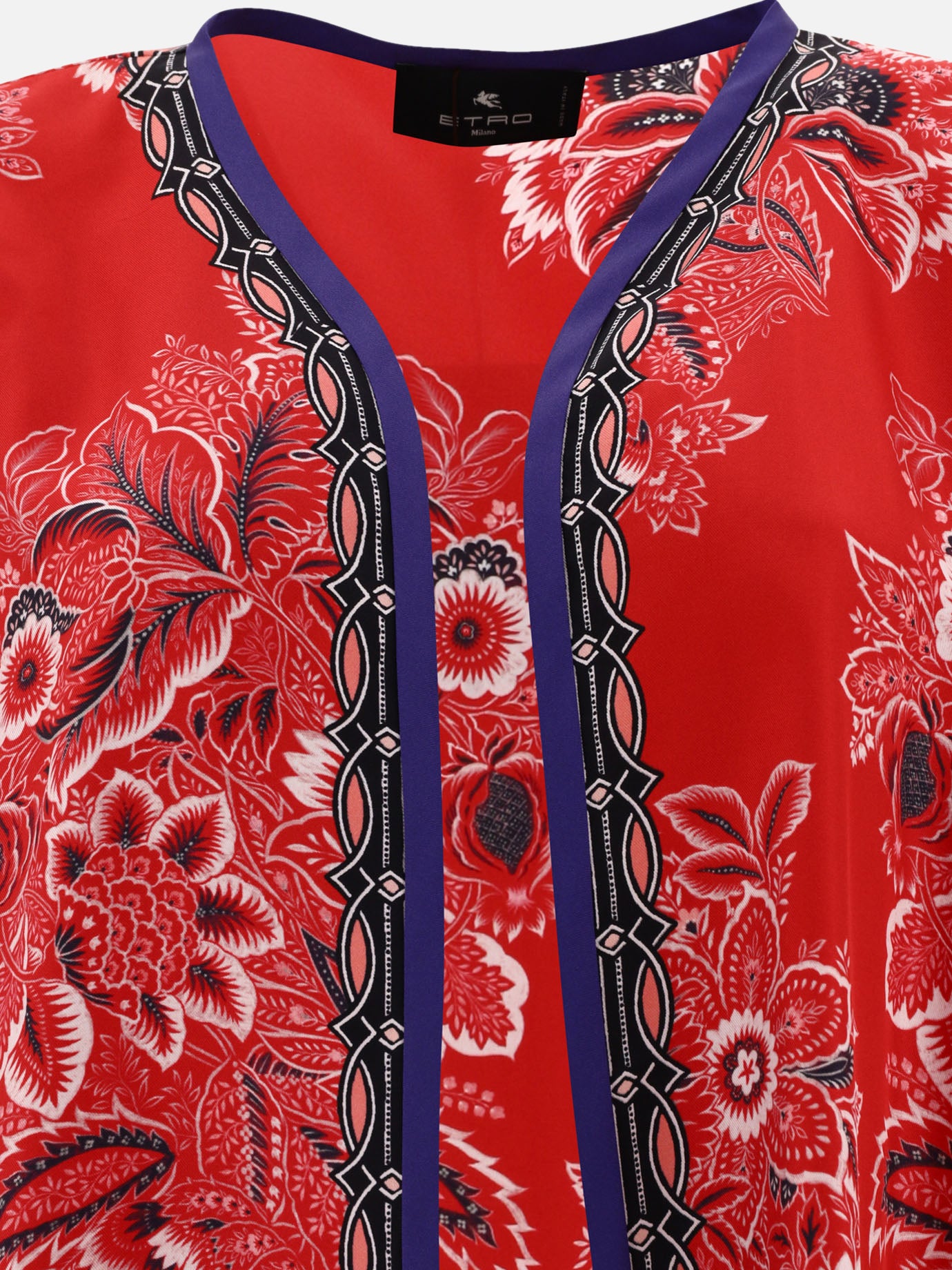Blazer 100% silk  Rosso - Etro Donna | PDP | VIETTI Online Store | Zoom-Modal_3
