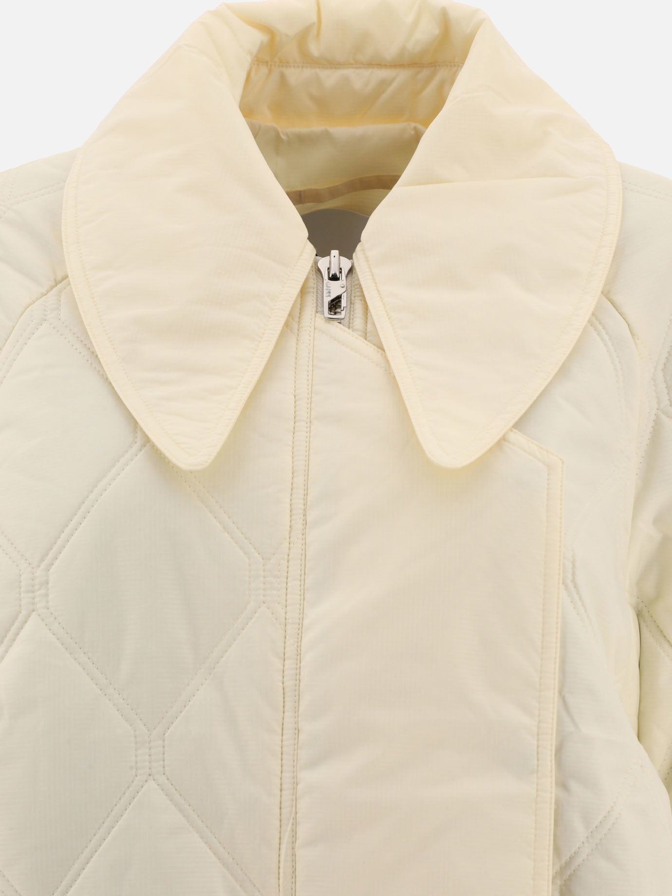 Giacche leggere & Trapuntate 100% recycled polyester  Bianco - Ganni Donna | PDP | VIETTI Online Store | thumbnail_3