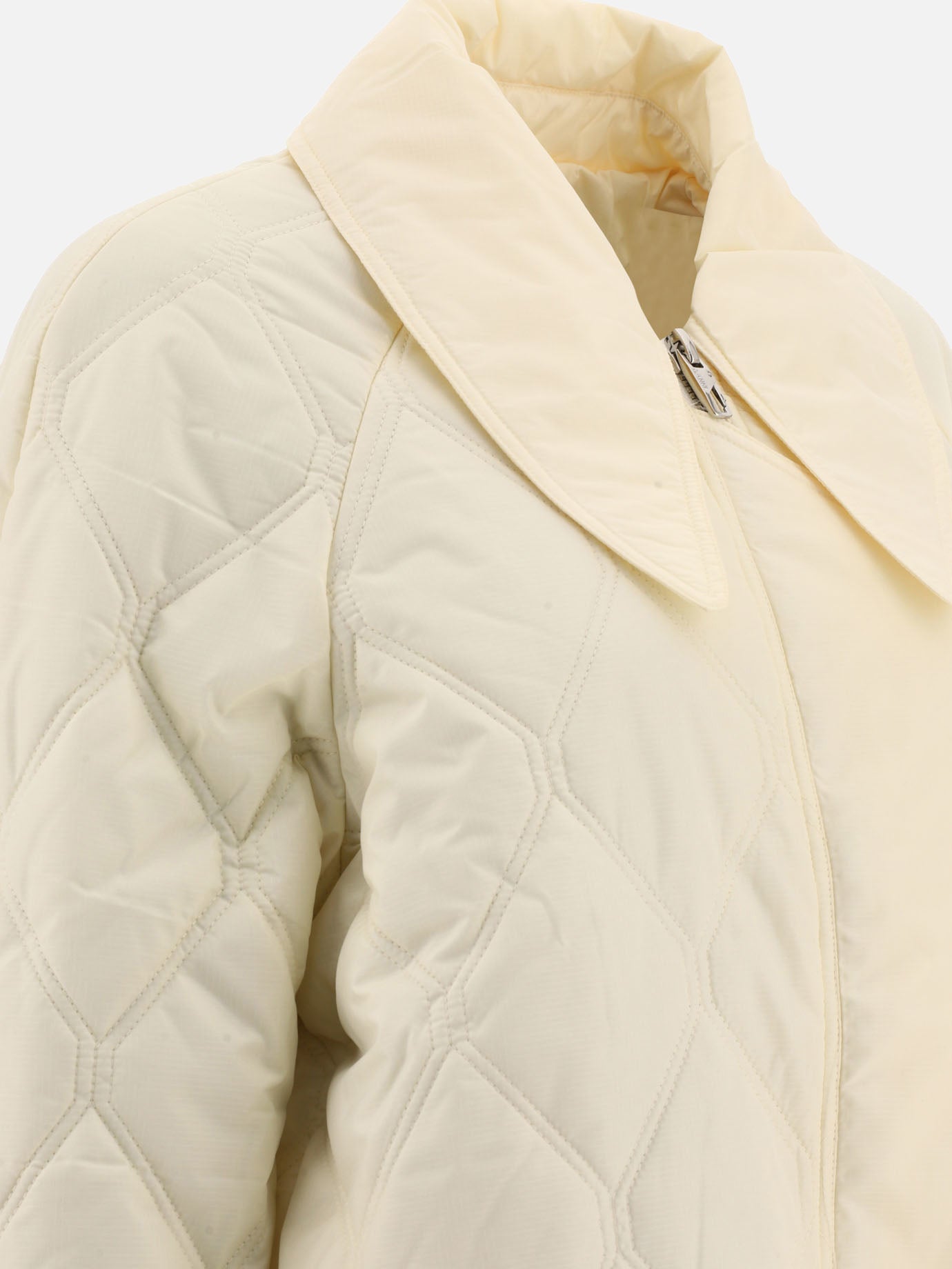 Giacche leggere & Trapuntate 100% recycled polyester  Bianco - Ganni Donna | PDP | VIETTI Online Store | Zoom-Modal_4
