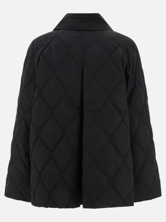 Giacche leggere & Trapuntate 100% recycled polyester  Nero - Ganni Donna | PLP | VIETTI Online Store | 2
