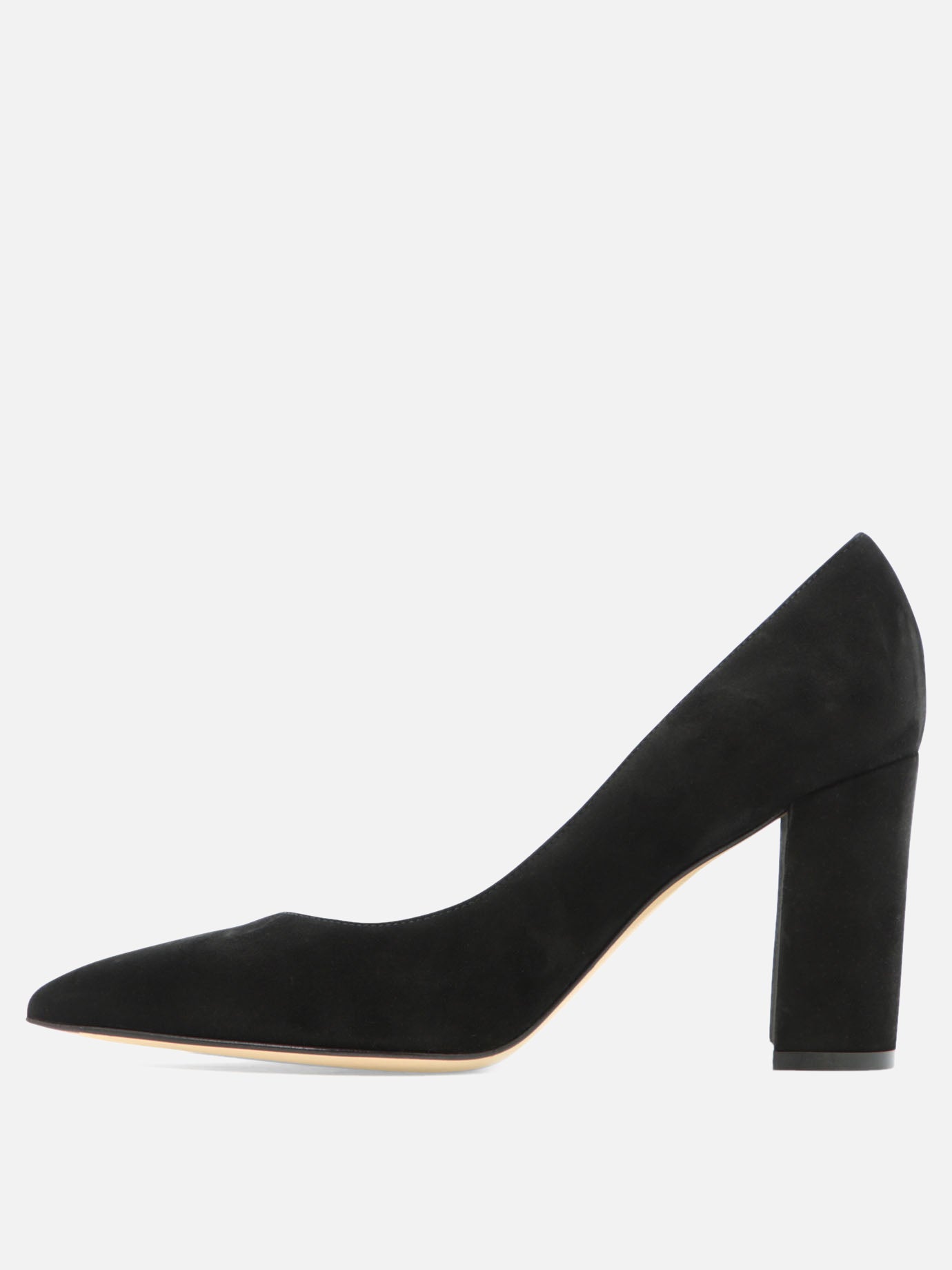 Décolleté 100% suede - 100% leather  Nero - Gianvito Rossi Donna | PDP | VIETTI Online Store | Zoom-Modal_3
