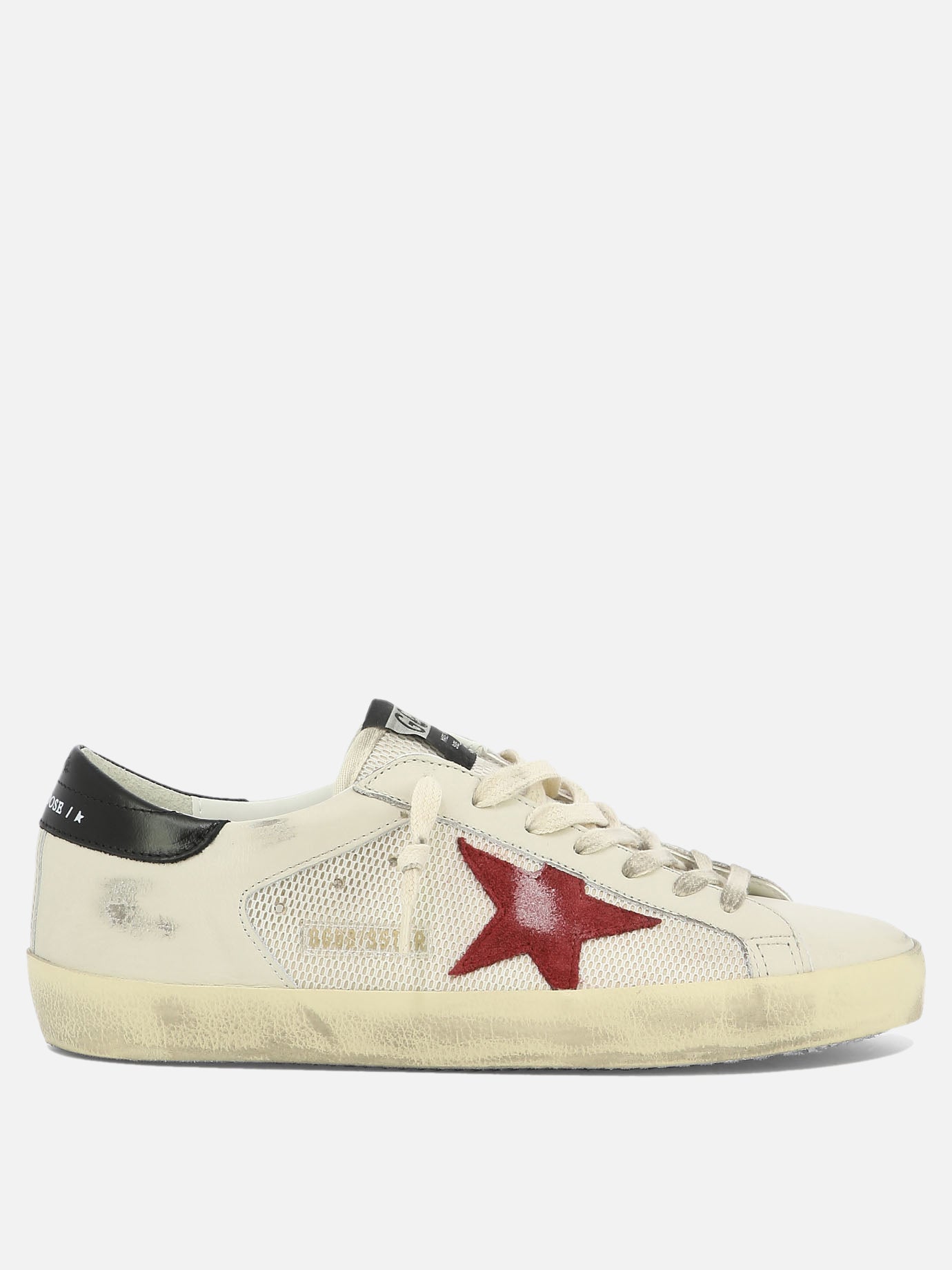 Sneaker basse 70% leather 21% polyamide 9% spandex - 100% rubber  Bianco - Golden Goose Uomo | PDP | VIETTI Online Store | thumbnail