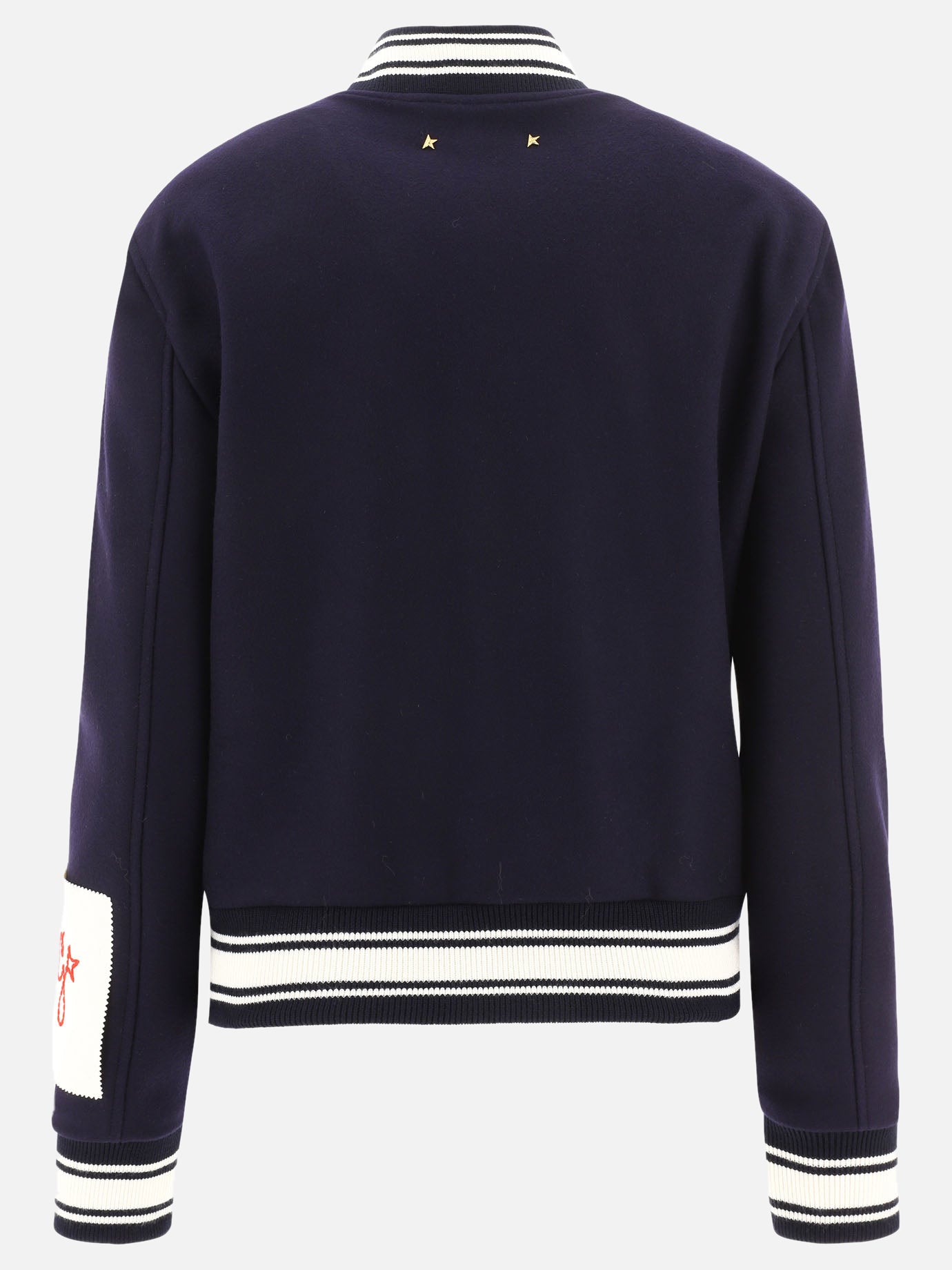 Bomber 72% wool 28% polyamide  Blu - Golden Goose Donna | PDP | VIETTI Online Store | thumbnail_2