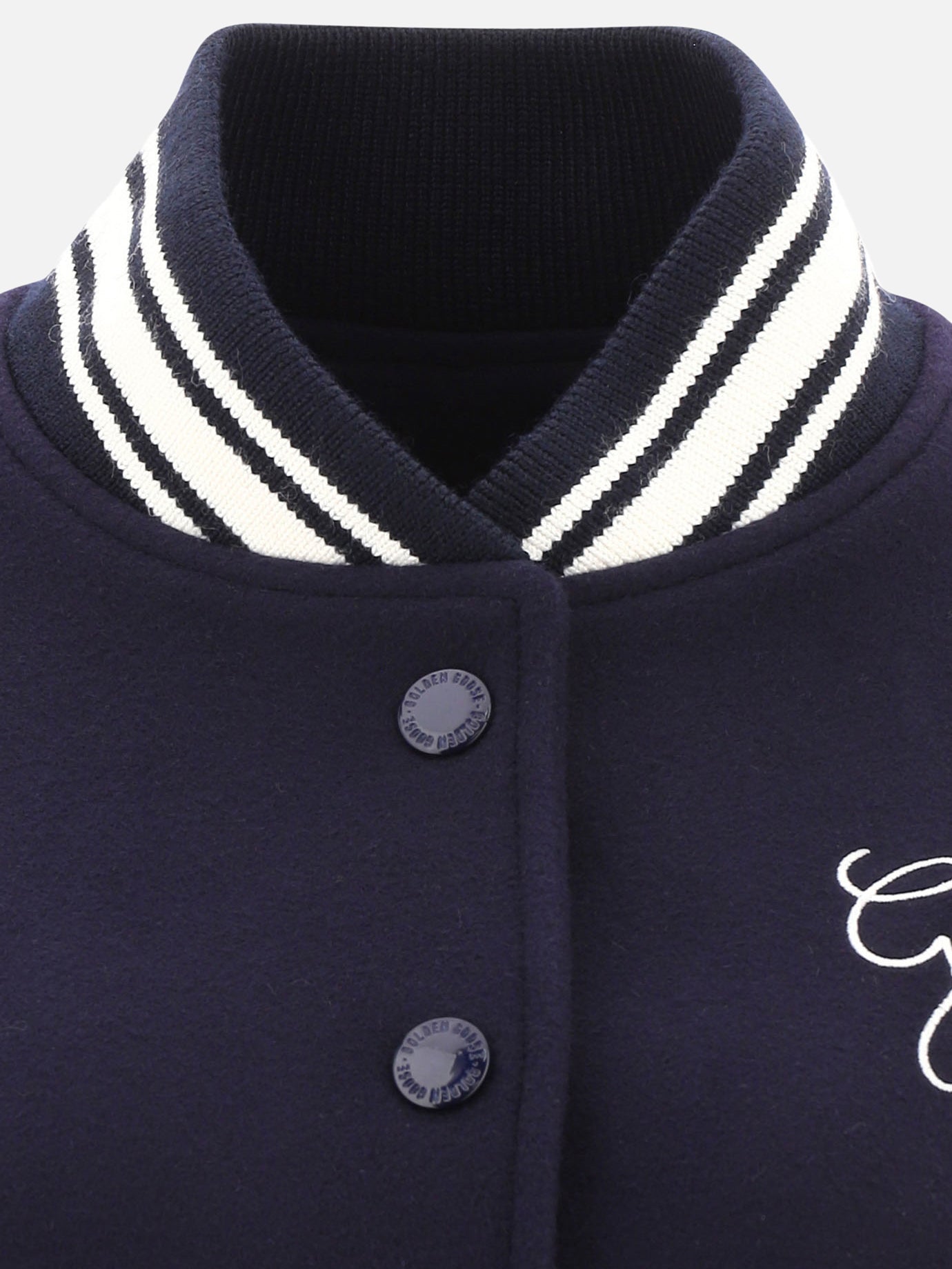 Bomber 72% wool 28% polyamide  Blu - Golden Goose Donna | PDP | VIETTI Online Store | thumbnail_4