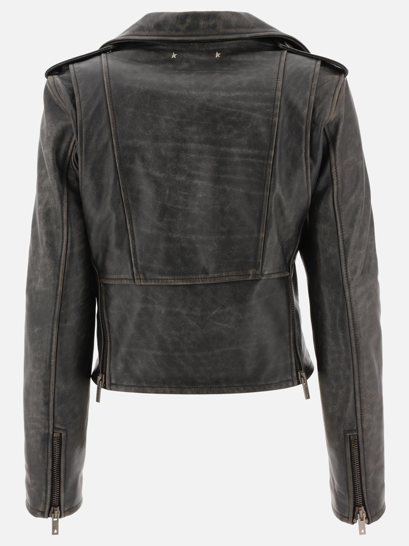 Giacche in pelle 100% leather  Nero - Golden Goose Donna | PDP | VIETTI Online Store | thumbnail_2