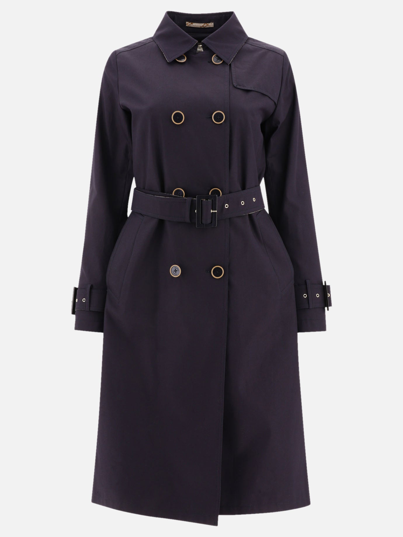 Impermeabili & Trench 100% cotton  Blu - Herno Donna | PDP | VIETTI Online Store | Zoom-Modal
