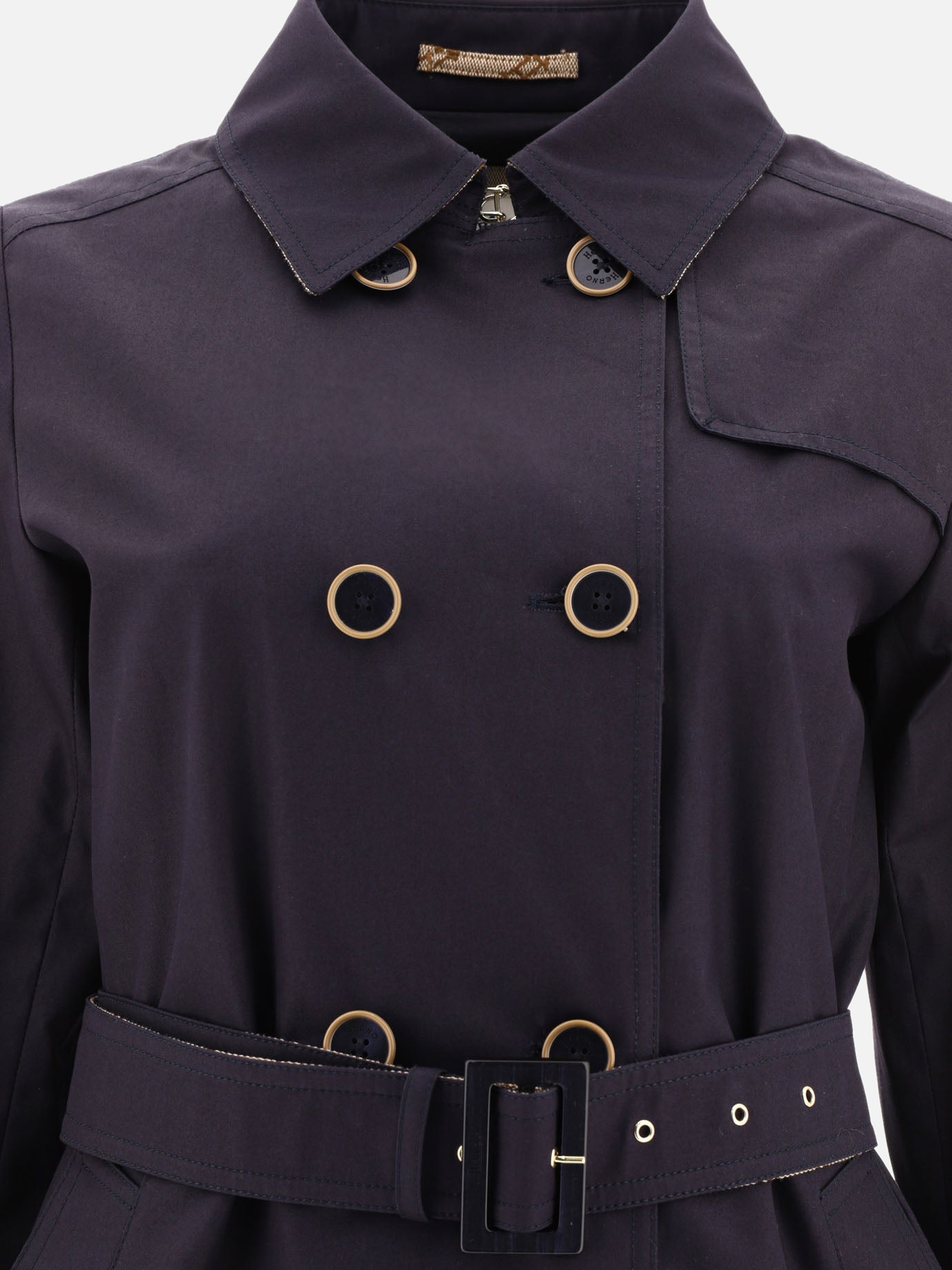 Impermeabili & Trench 100% cotton  Blu - Herno Donna | PDP | VIETTI Online Store | Zoom-Modal_3
