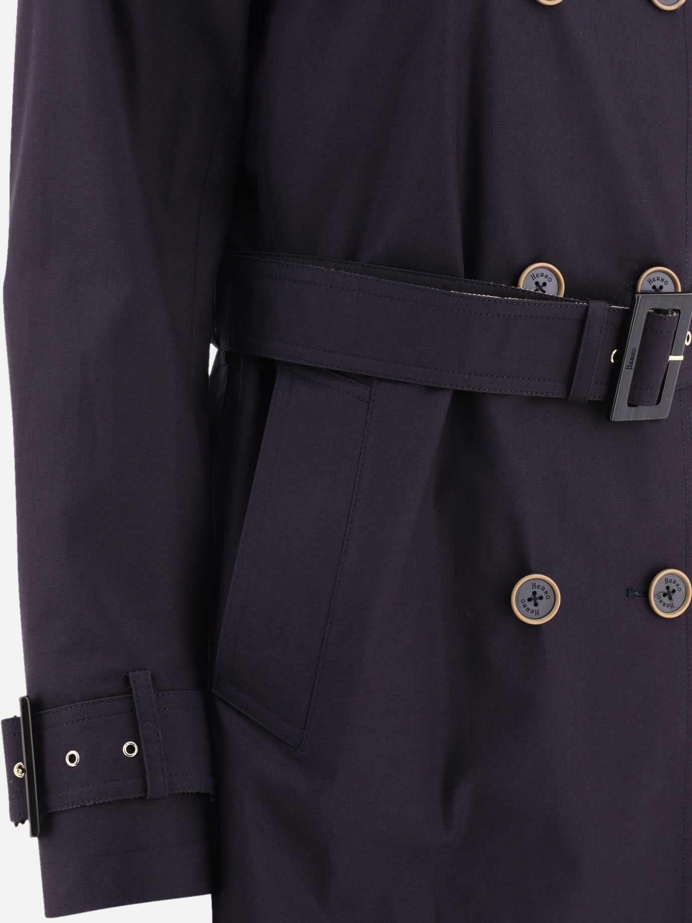 Impermeabili & Trench 100% cotton  Blu - Herno Donna | PDP | VIETTI Online Store | Zoom-Modal_4
