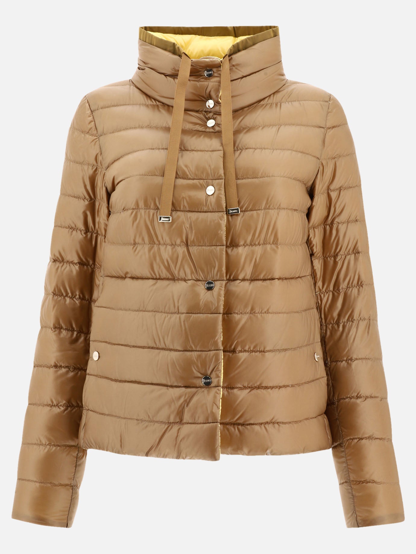 Piumini corti Solid colour  Marrone - Herno Donna | PDP | VIETTI Online Store | thumbnail