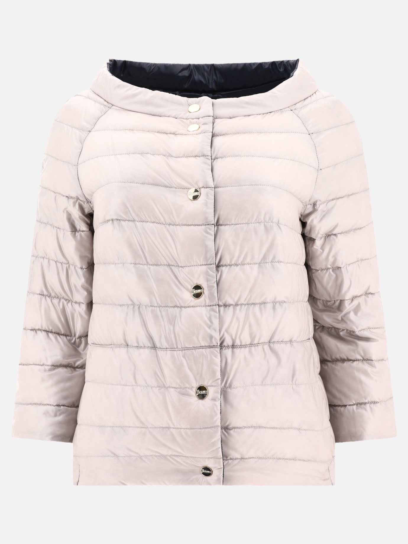 Piumini corti Solid colour  Blu - Herno Donna | PDP | VIETTI Online Store | Zoom-Modal_2
