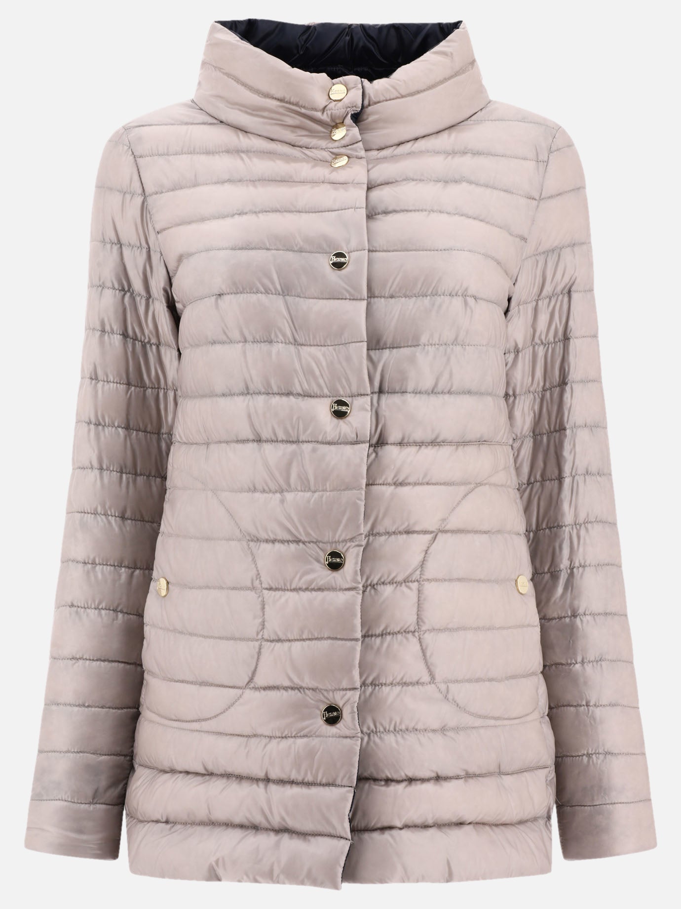Piumini corti 100% polyamide - Padding: down and feathers  Blu - Herno Donna | PDP | VIETTI Online Store | Zoom-Modal_2
