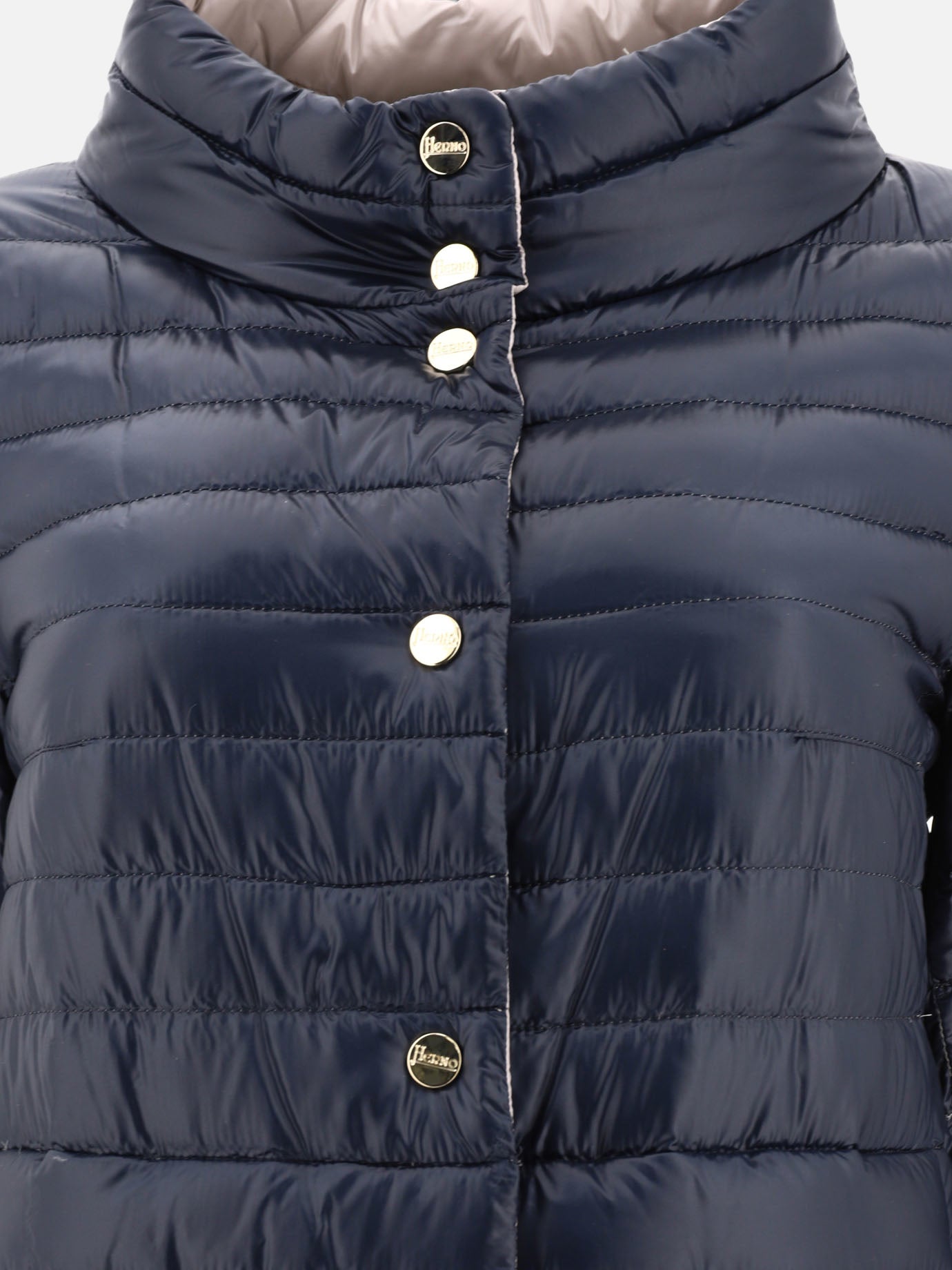 Piumini corti 100% polyamide - Padding: down and feathers  Blu - Herno Donna | PDP | VIETTI Online Store | Zoom-Modal_5
